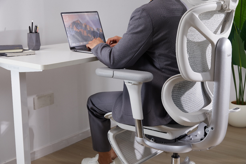 S9 ergonomic chair: Corrects forward head posture, reduces neck strain & safeguards spine.