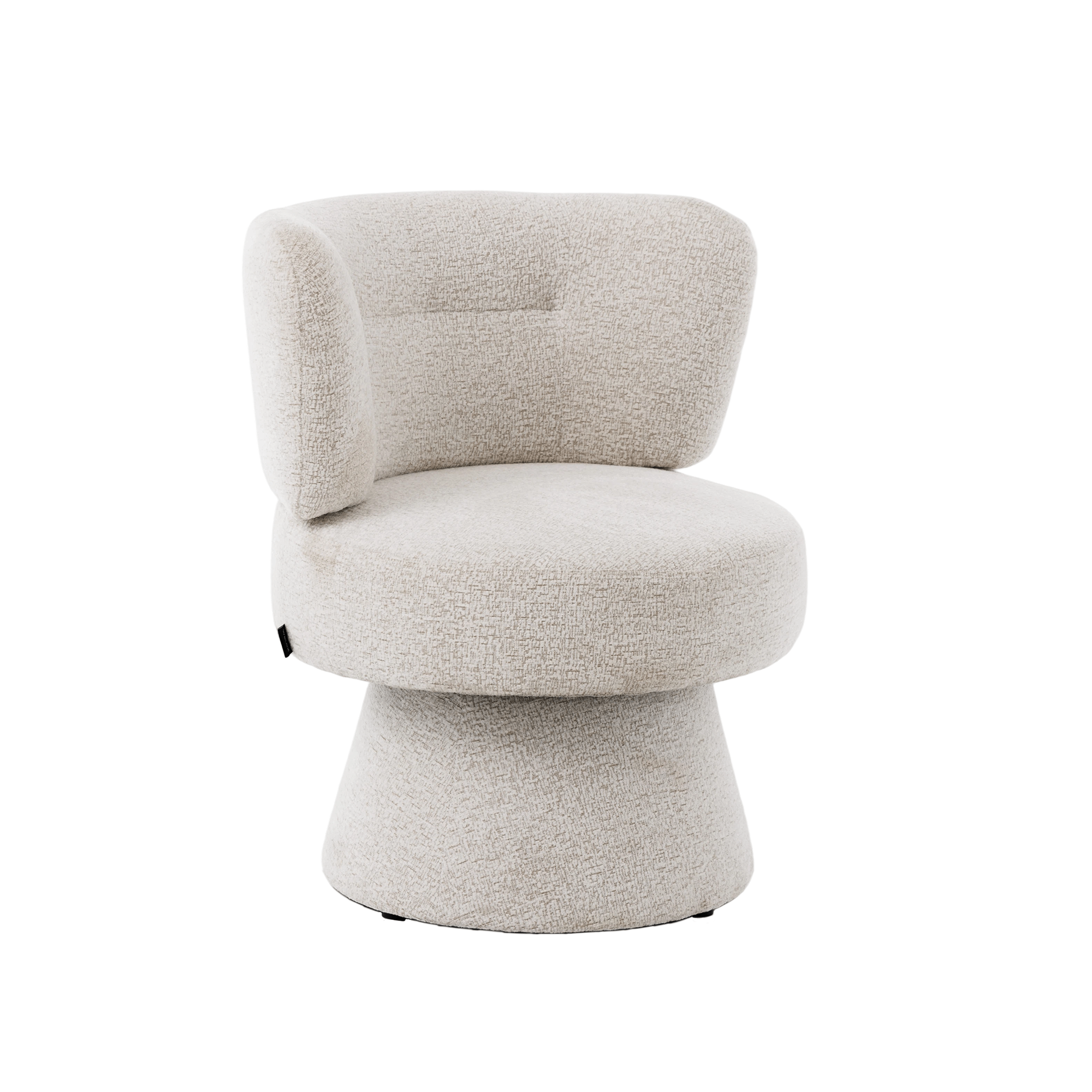 Cove Swivel Accent Chair with 360° Free Rotatable Base