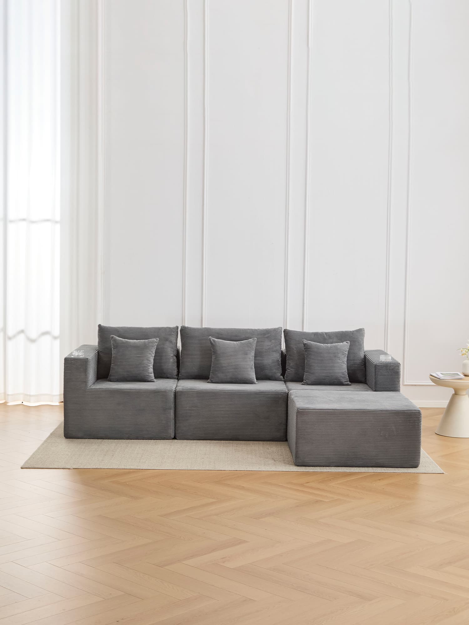 Hestia Modular Sectional Compressed Sofa
