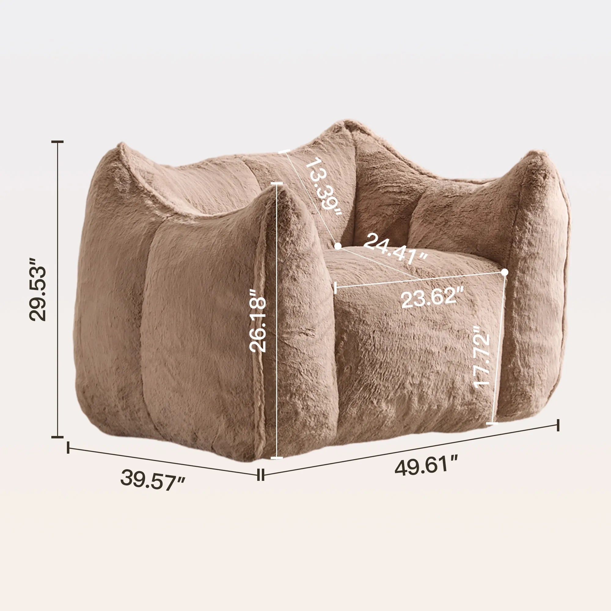 Hypnos Plush-Feel Compressed Single Sofa