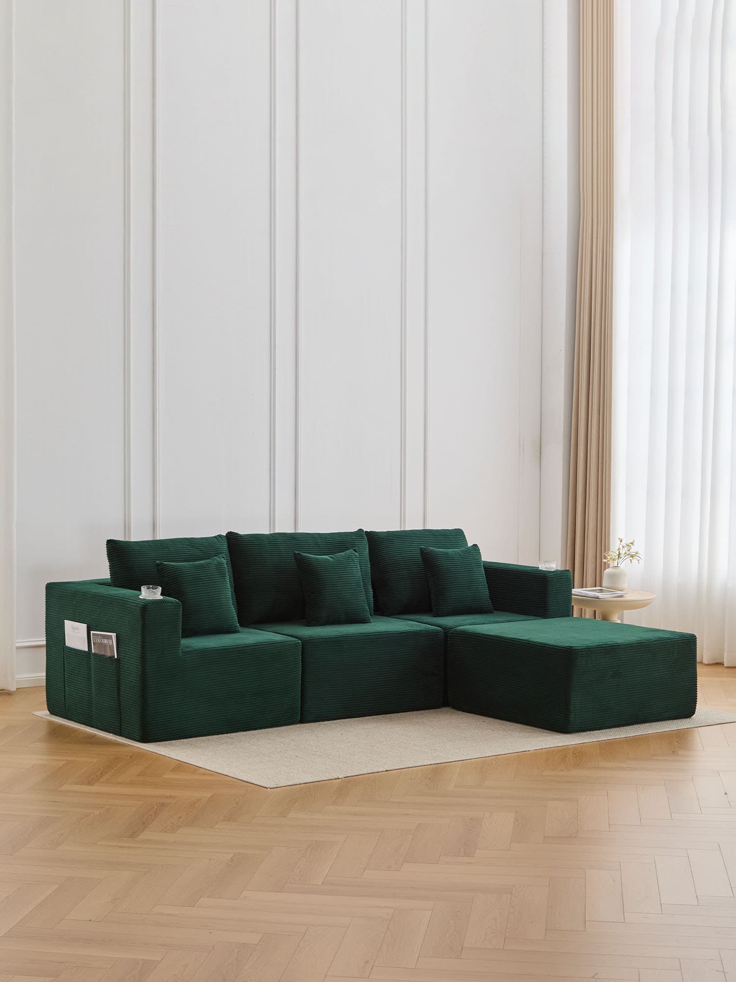 Hestia Modular Sectional Compressed Sofa