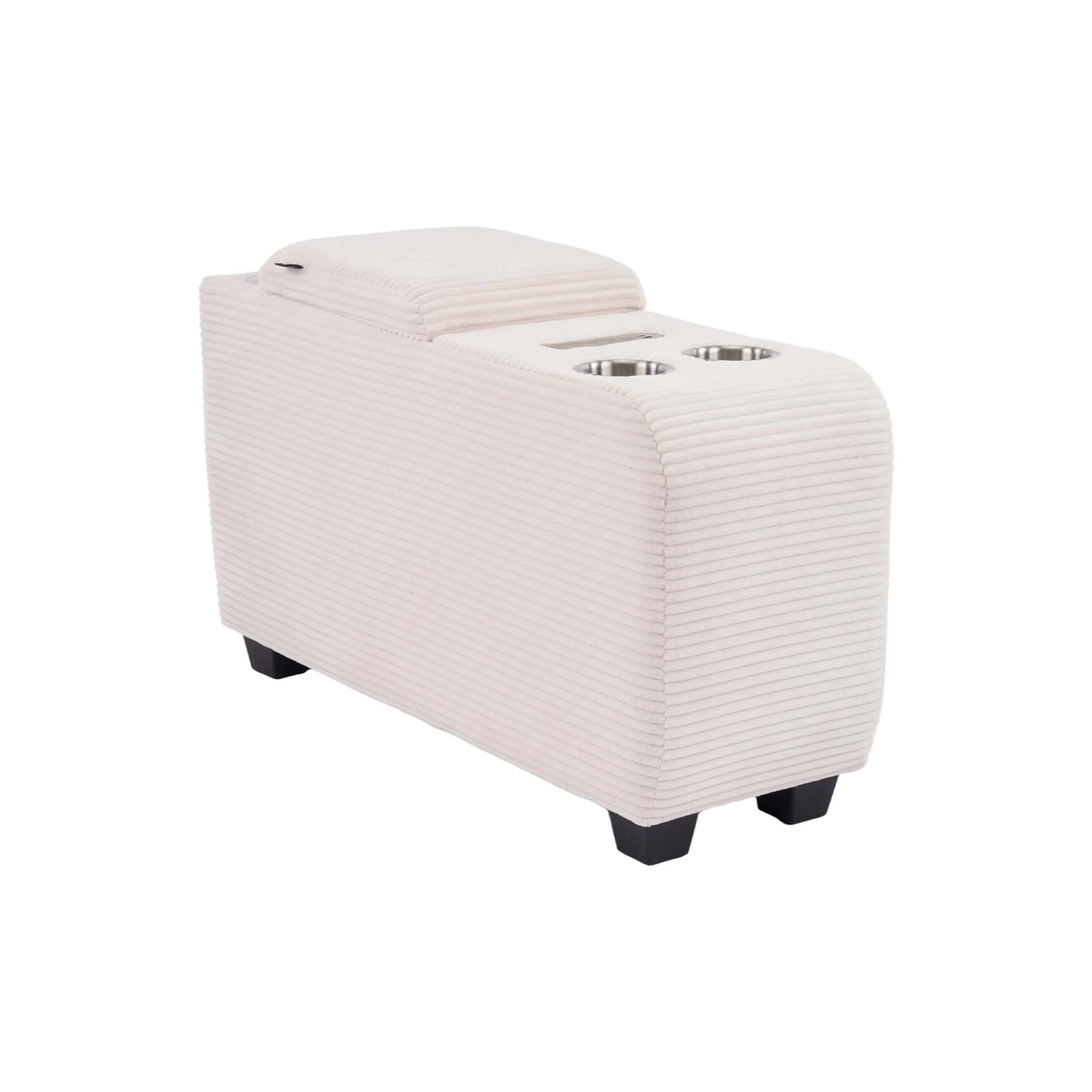 Auren Smart Side Table with Bluetooth Speaker & Storage