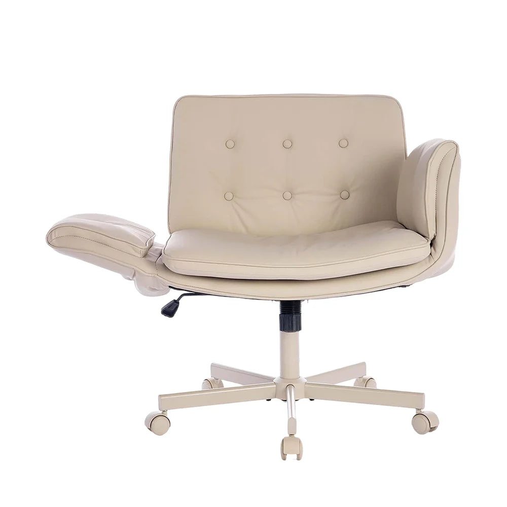 P6 Criss Cross Chair with Pet-Friendly Upholstery and Adjustable Armrests