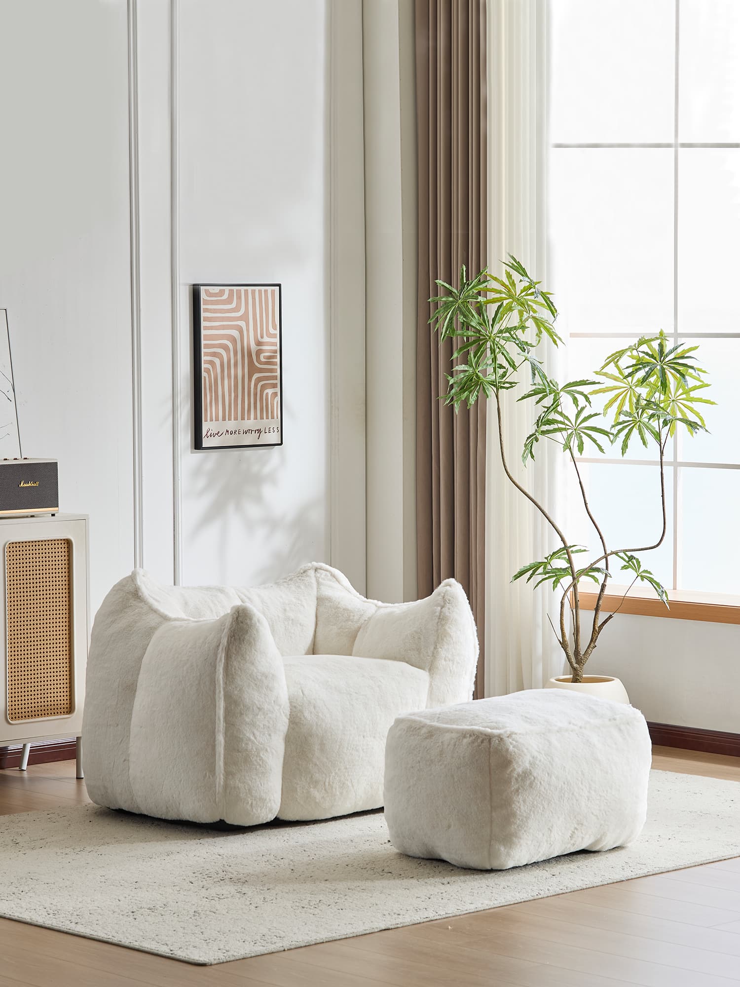 Hypnos Solo-Bean Bag Compressed sofa