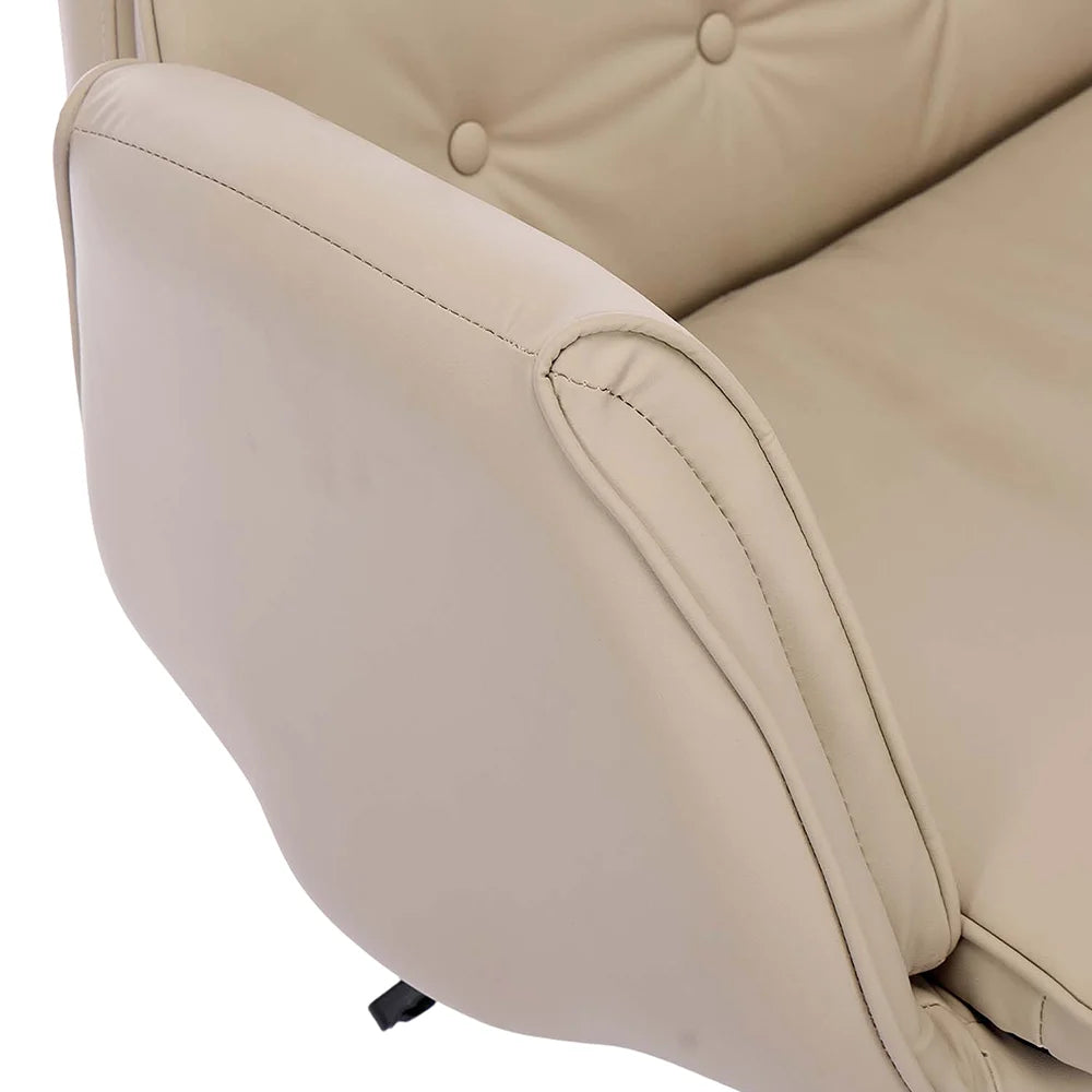 P6 Criss Cross Chair with Pet-Friendly Upholstery and Adjustable Armrests
