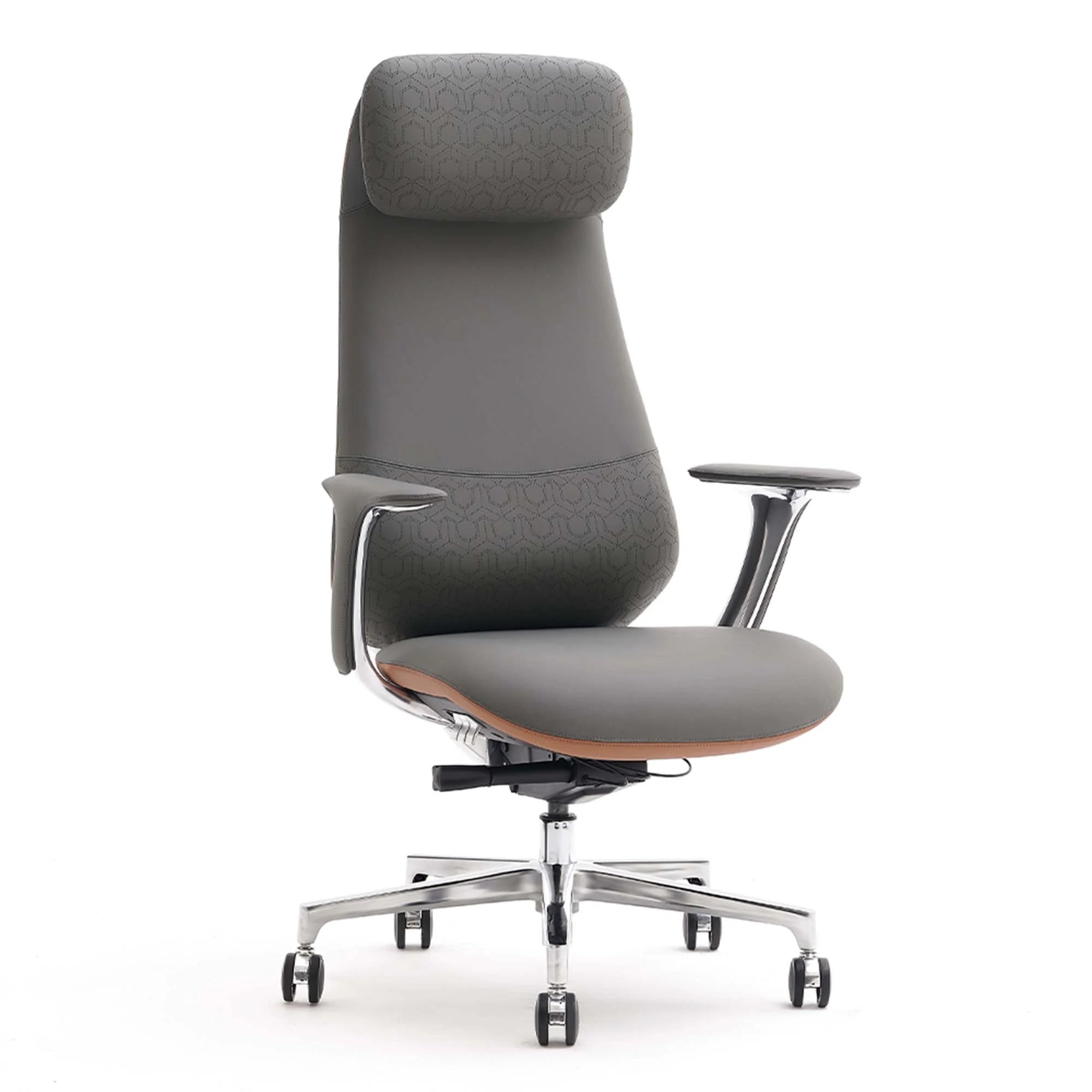 Neta Premium Leather Chair with Headrest