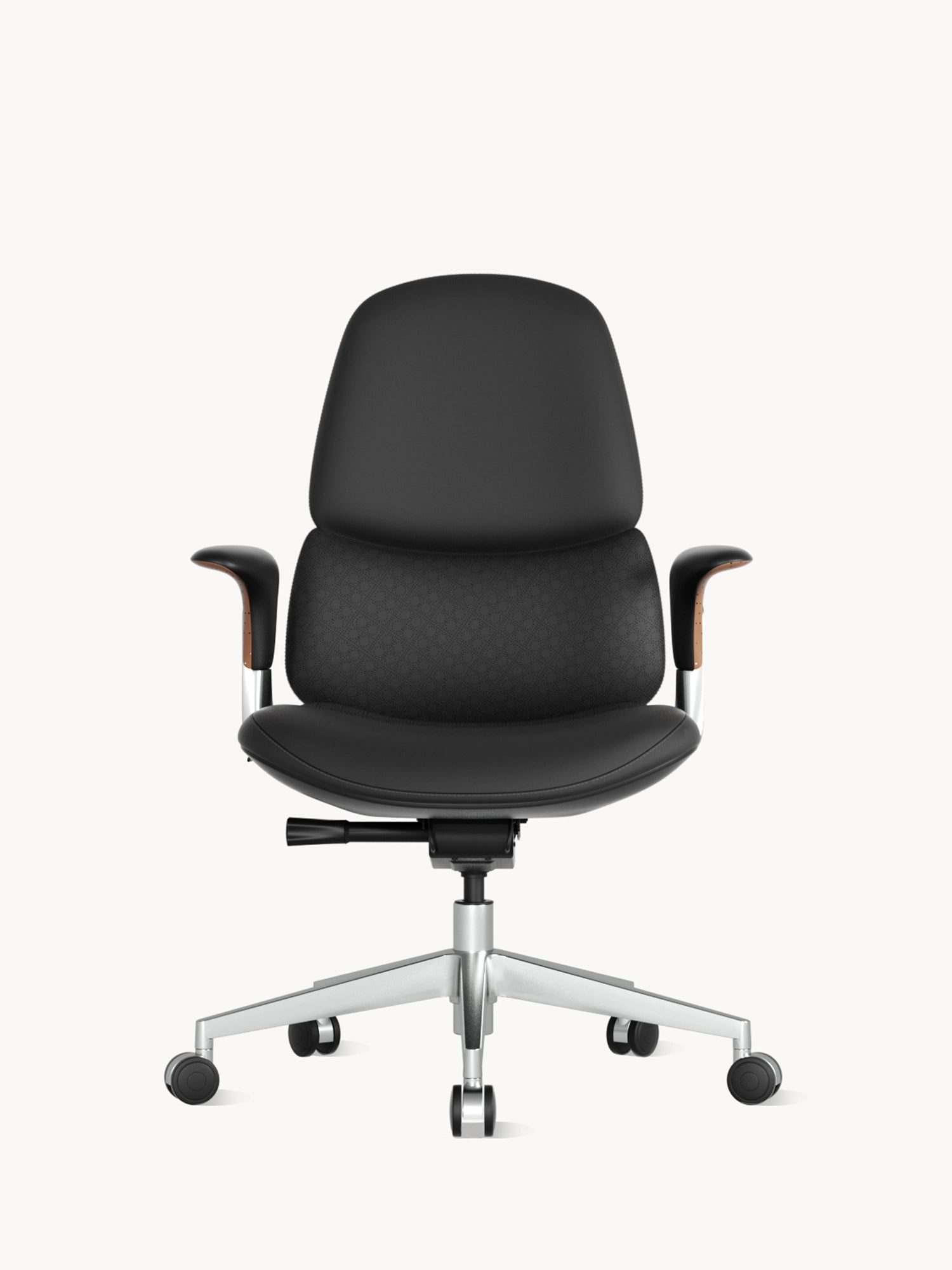 Nyla Mid-Back Leather Office Chair
