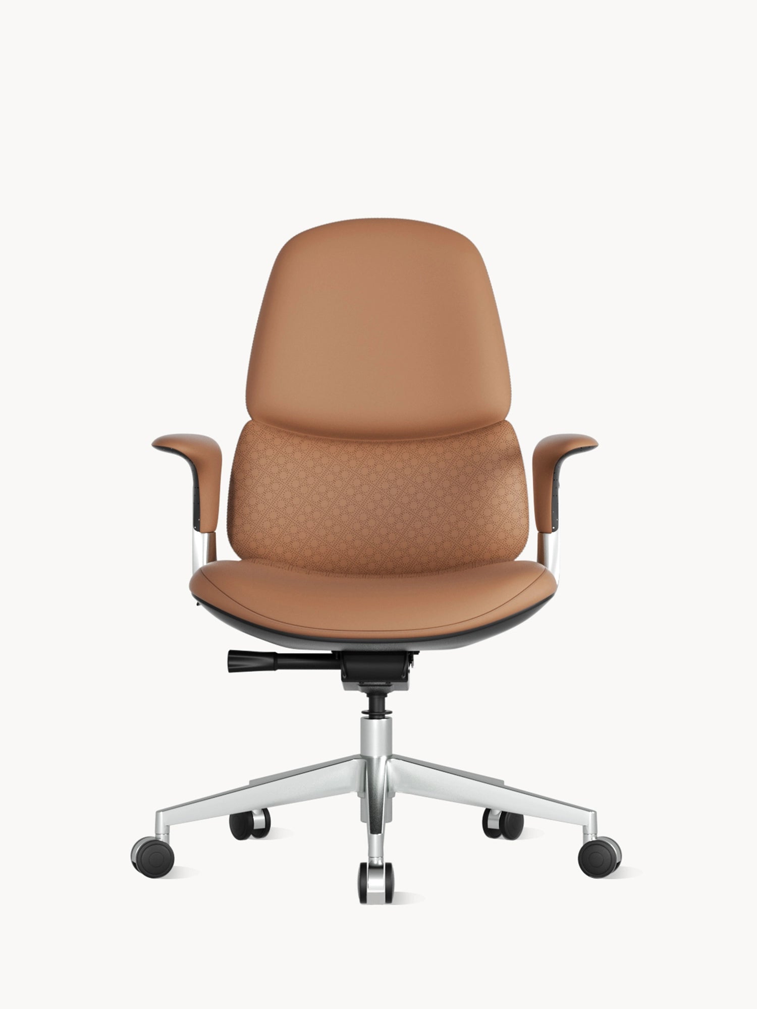 Nyla Mid-Back Leather Office Chair