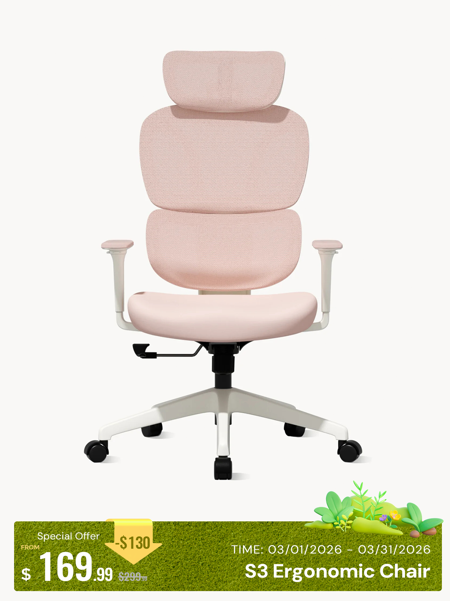 S3 Office Chair with Colorful Lifestyle Design
