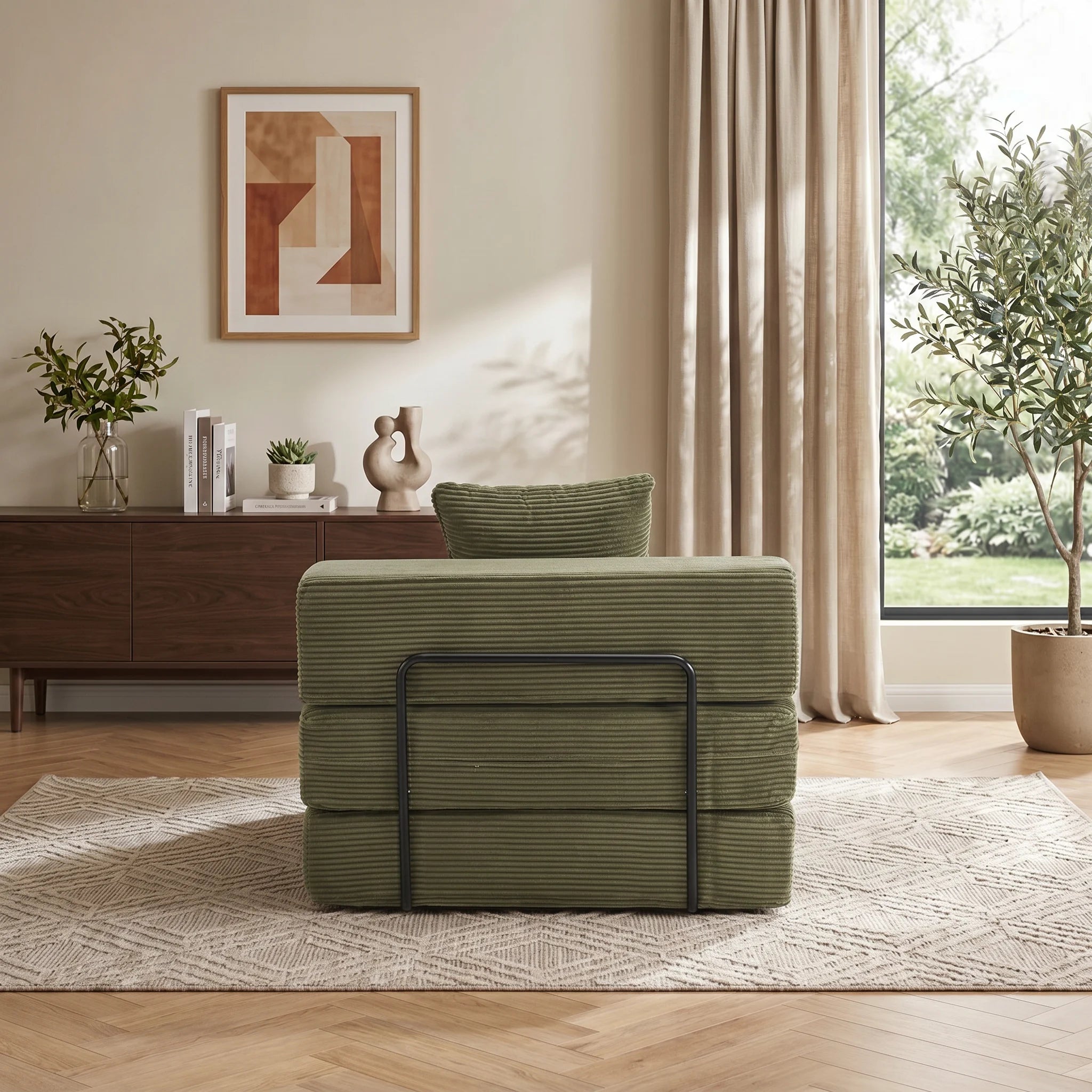 Selene Compressed Modular Sofa Bed-Single seat