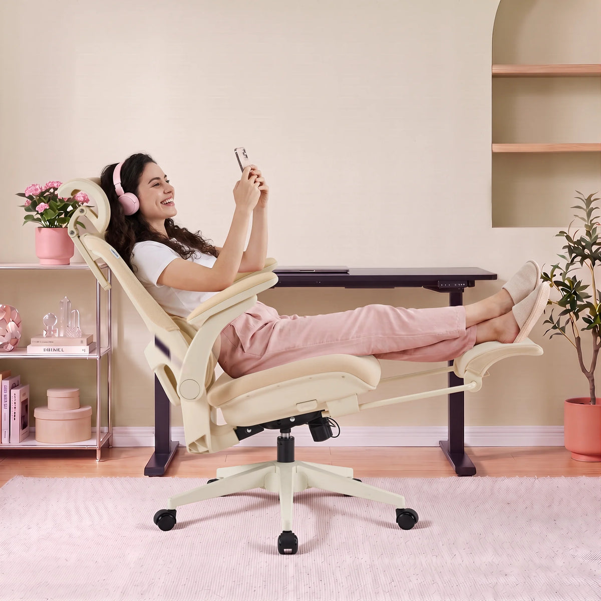 S4 Pro Ergonomic Office Chair with Flip-Up Armrests