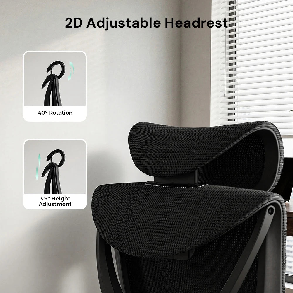 S7 Ergonomic Office Chair with Three-Button Adjustment