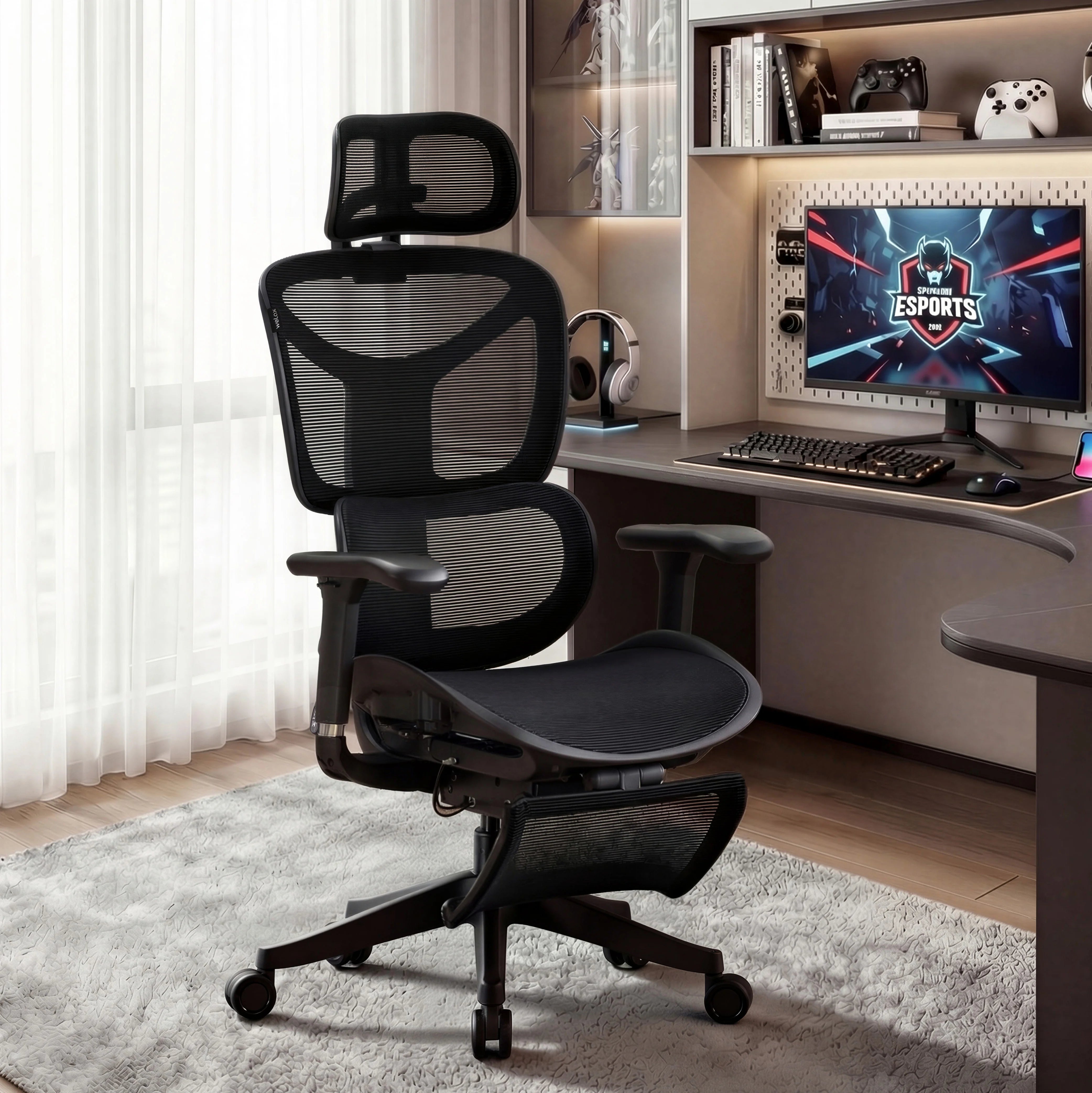 S9 Standard Ergonomic Office Chair with One-Touch Adjustment
