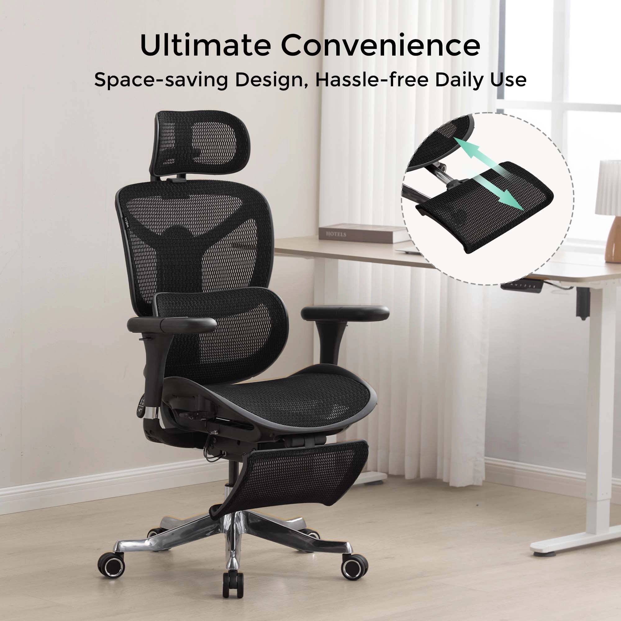S9 Standard Ergonomic Office Chair with One-Touch Adjustment