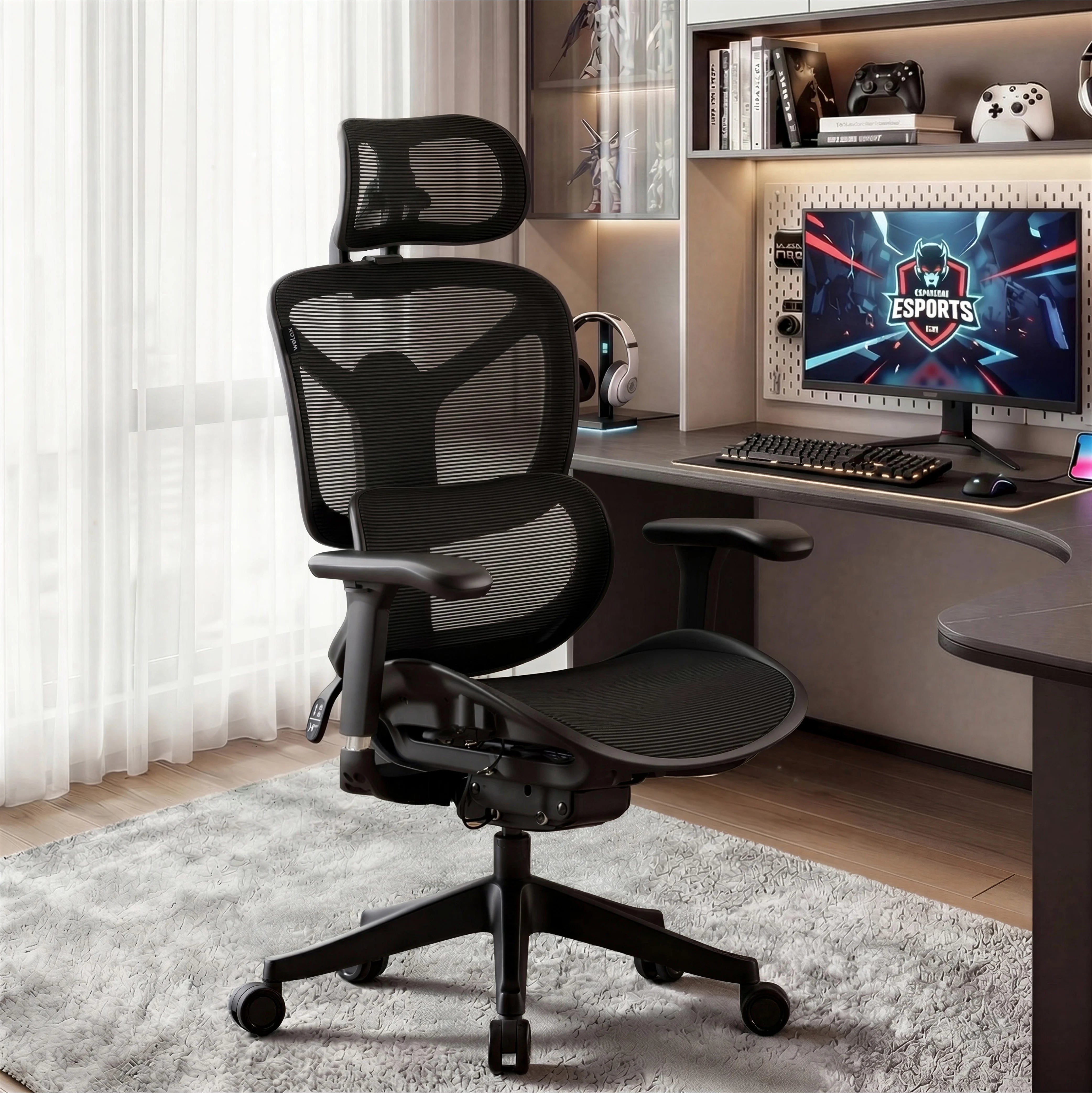 S9 Standard Ergonomic Office Chair with One-Touch Adjustment