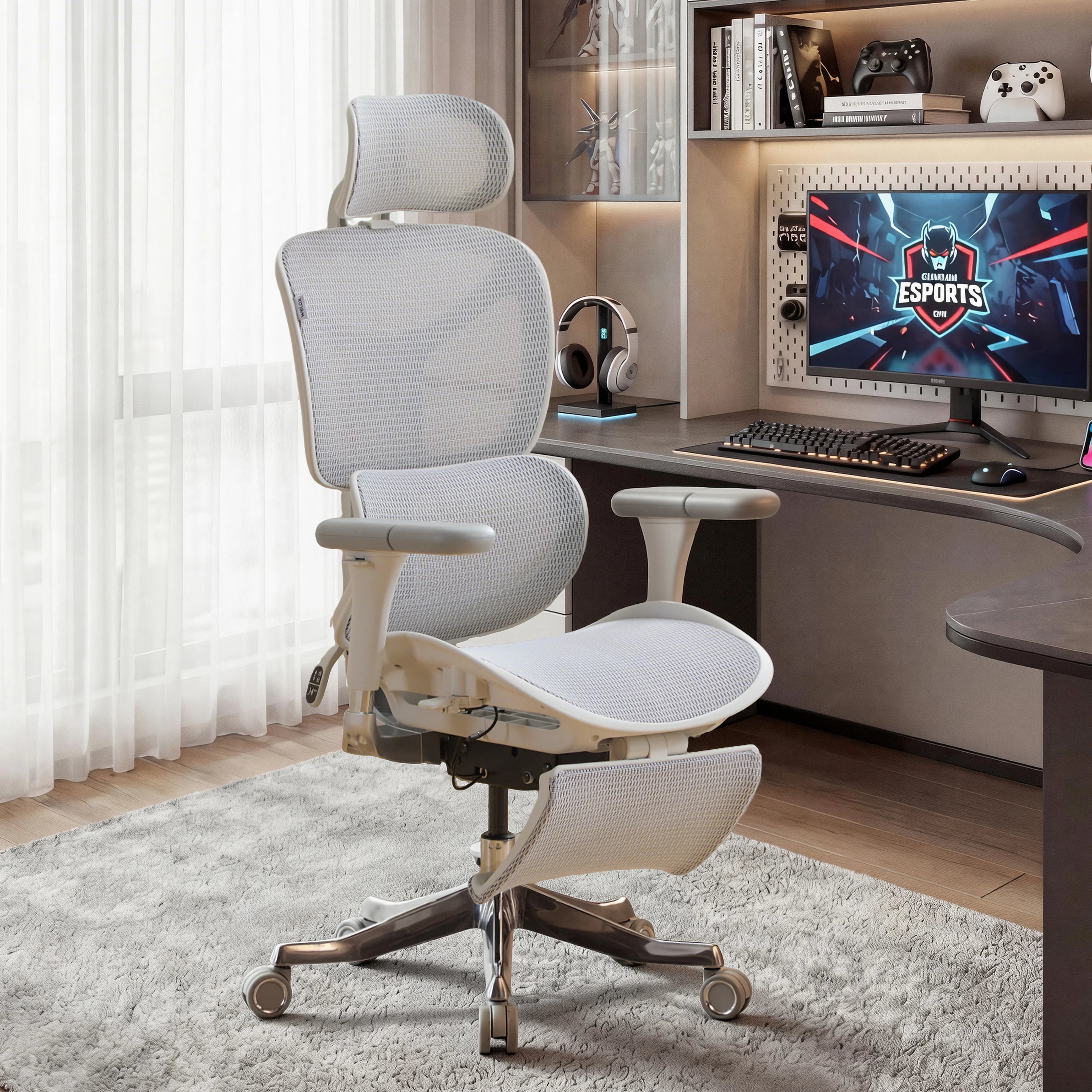 S9 Standard Ergonomic Office Chair with One-Touch Adjustment