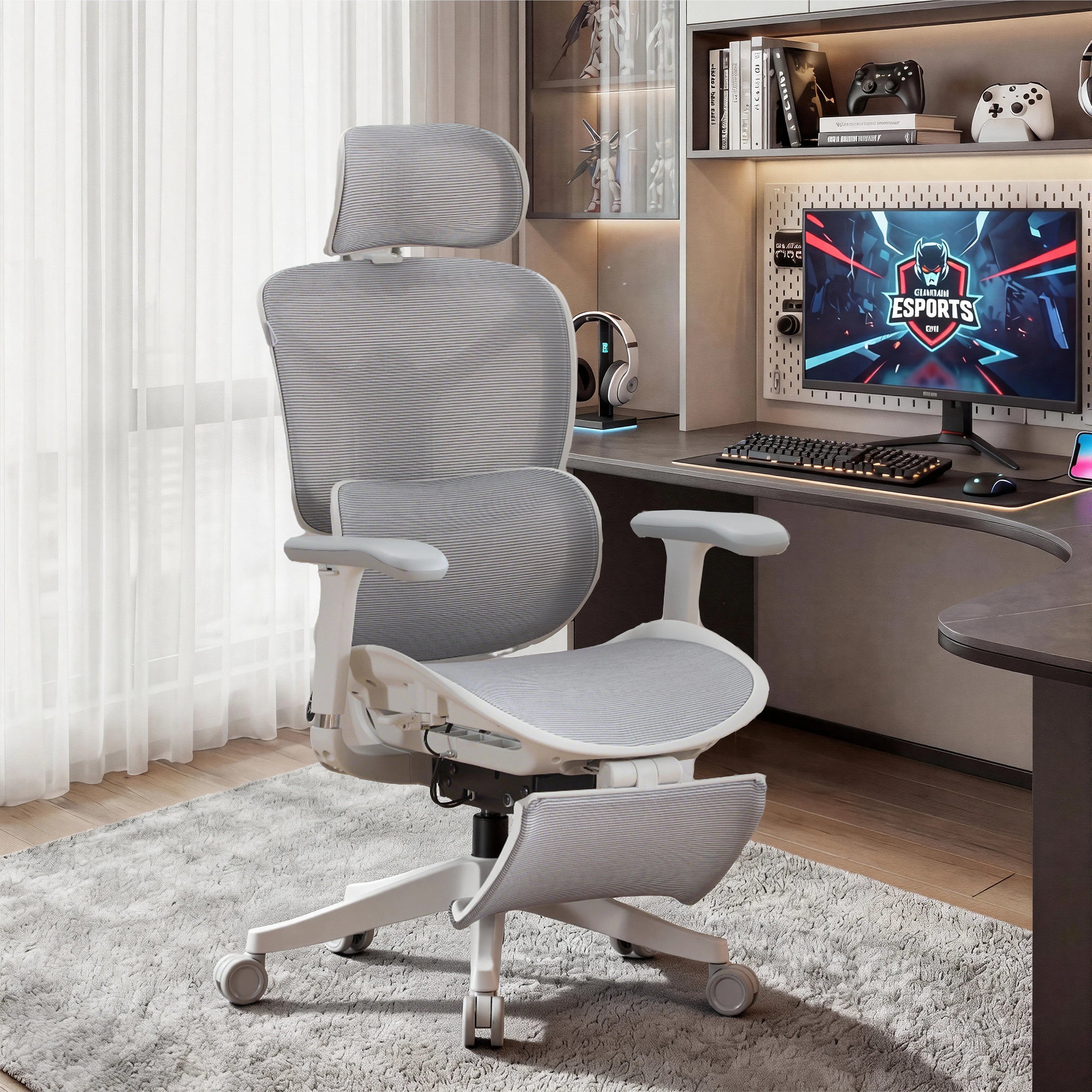 S9 Standard Ergonomic Office Chair with One-Touch Adjustment