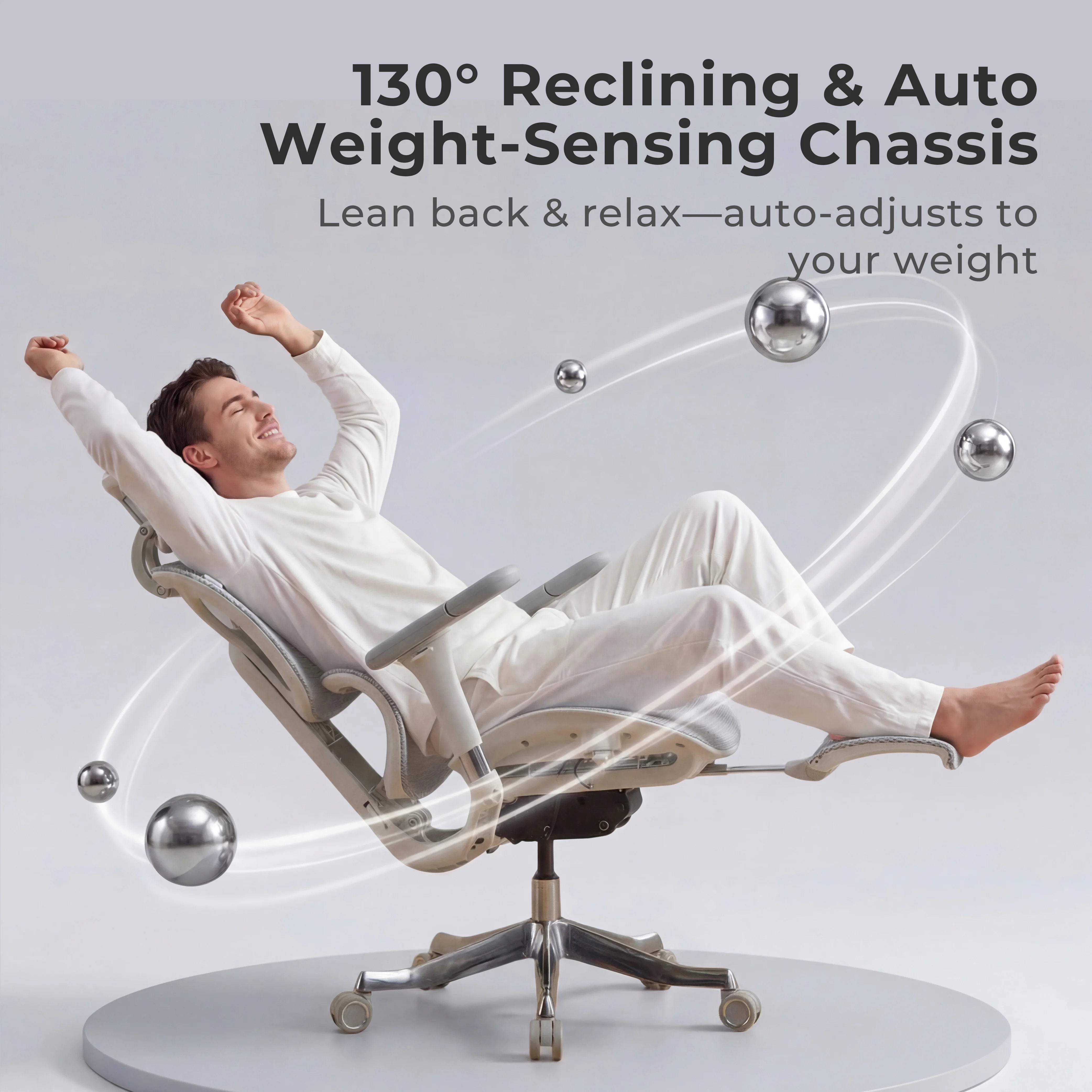 S9 Standard Ergonomic Office Chair with One-Touch Adjustment