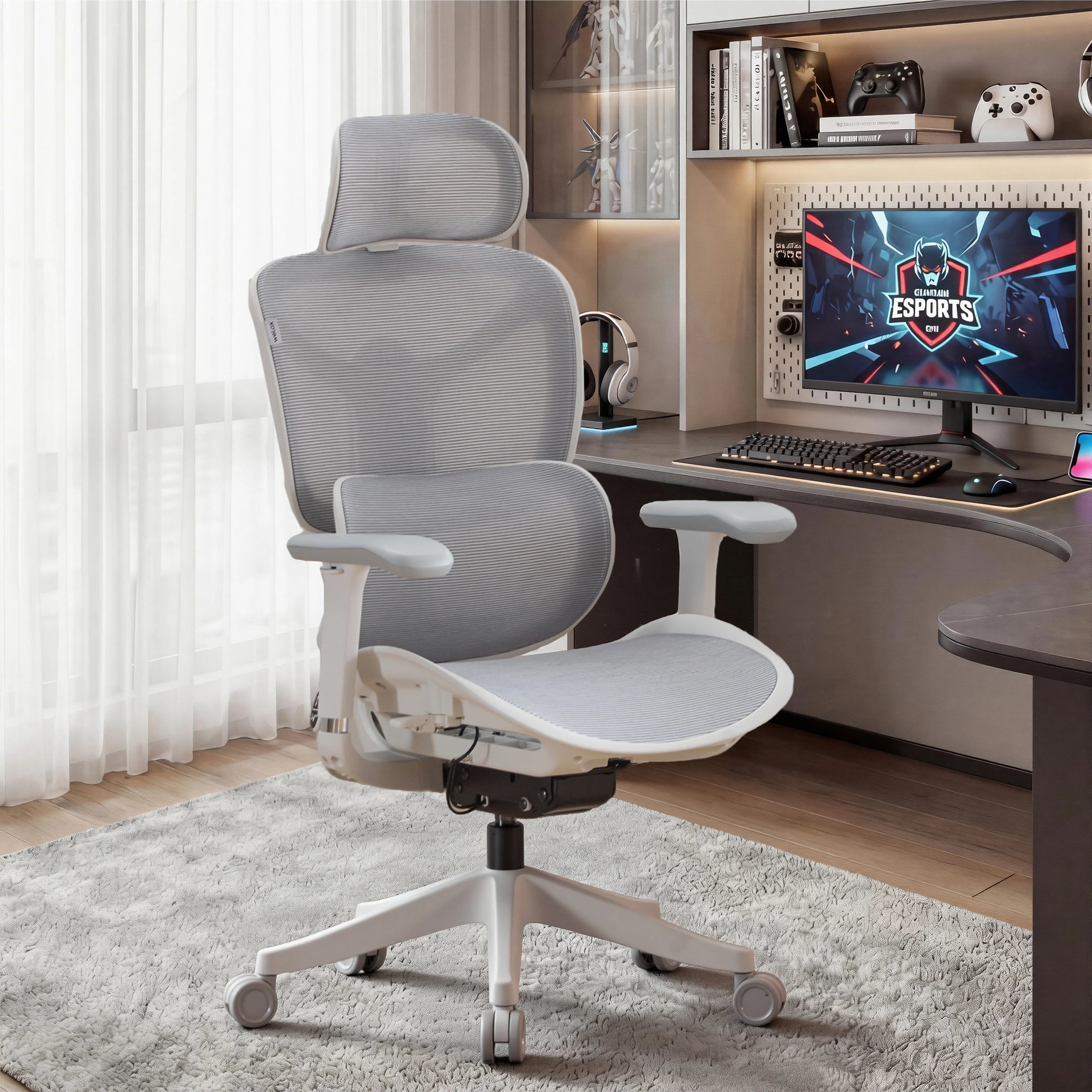 S9 Standard Ergonomic Office Chair with One-Touch Adjustment