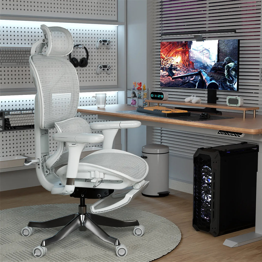 Engineered for micro-movements: Welax S9 chair's single-lever control & adaptive tilt reduce static posture strain. Stay energized through 8-hour workdays.