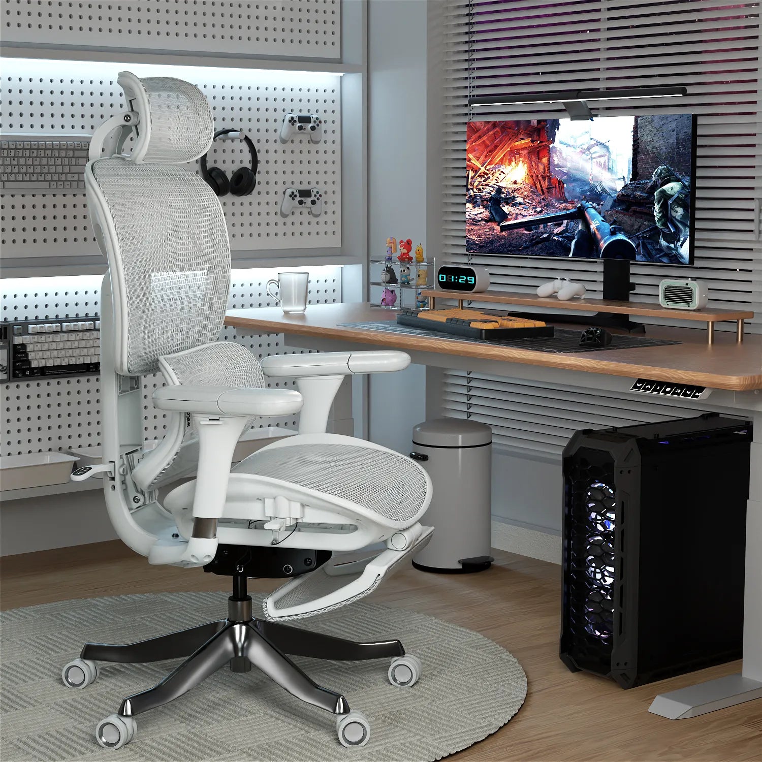 Engineered for micro-movements: Welax S9 chair's single-lever control & adaptive tilt reduce static posture strain. Stay energized through 8-hour workdays.