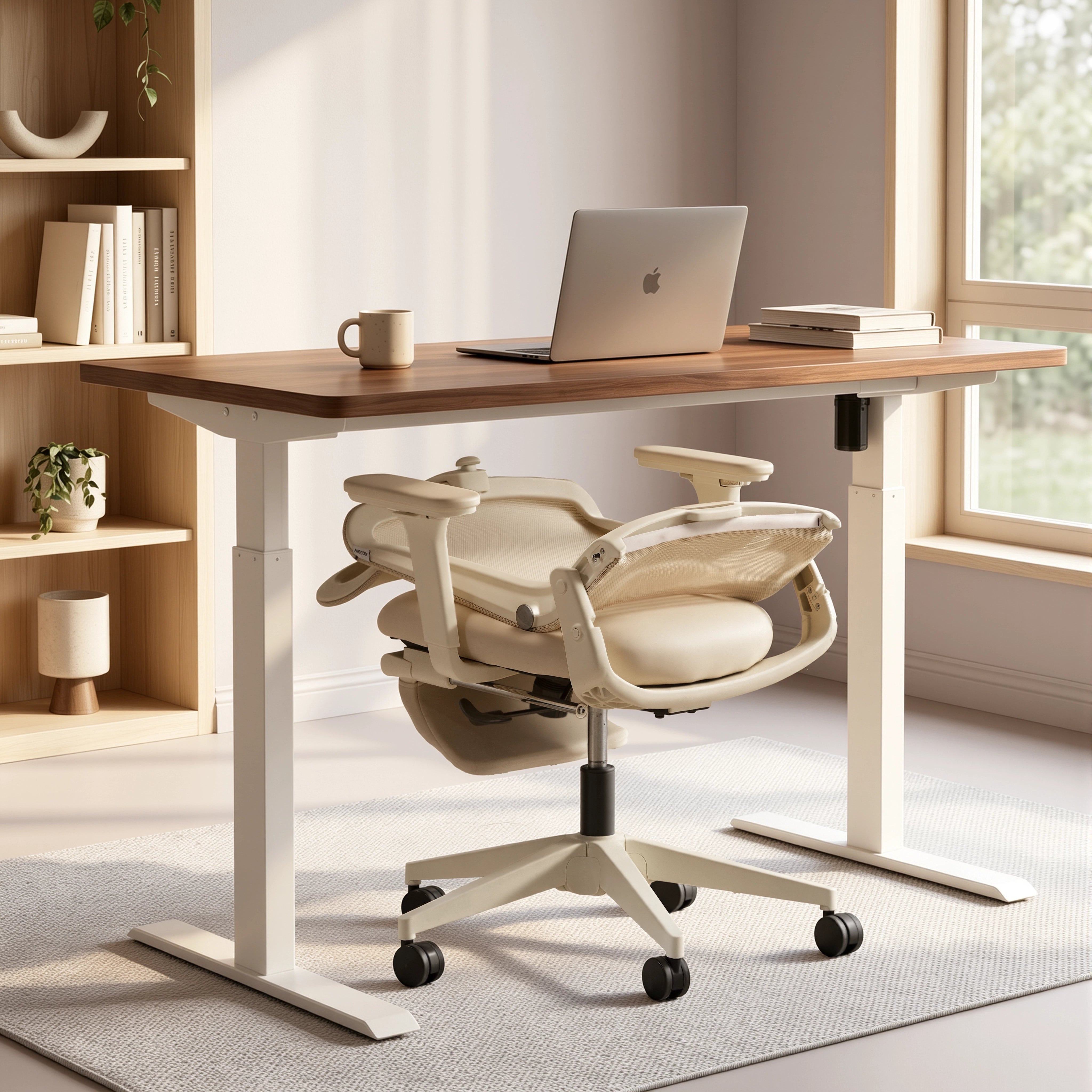 S4 Ergonomic Desk Chair with Foldable Backrest