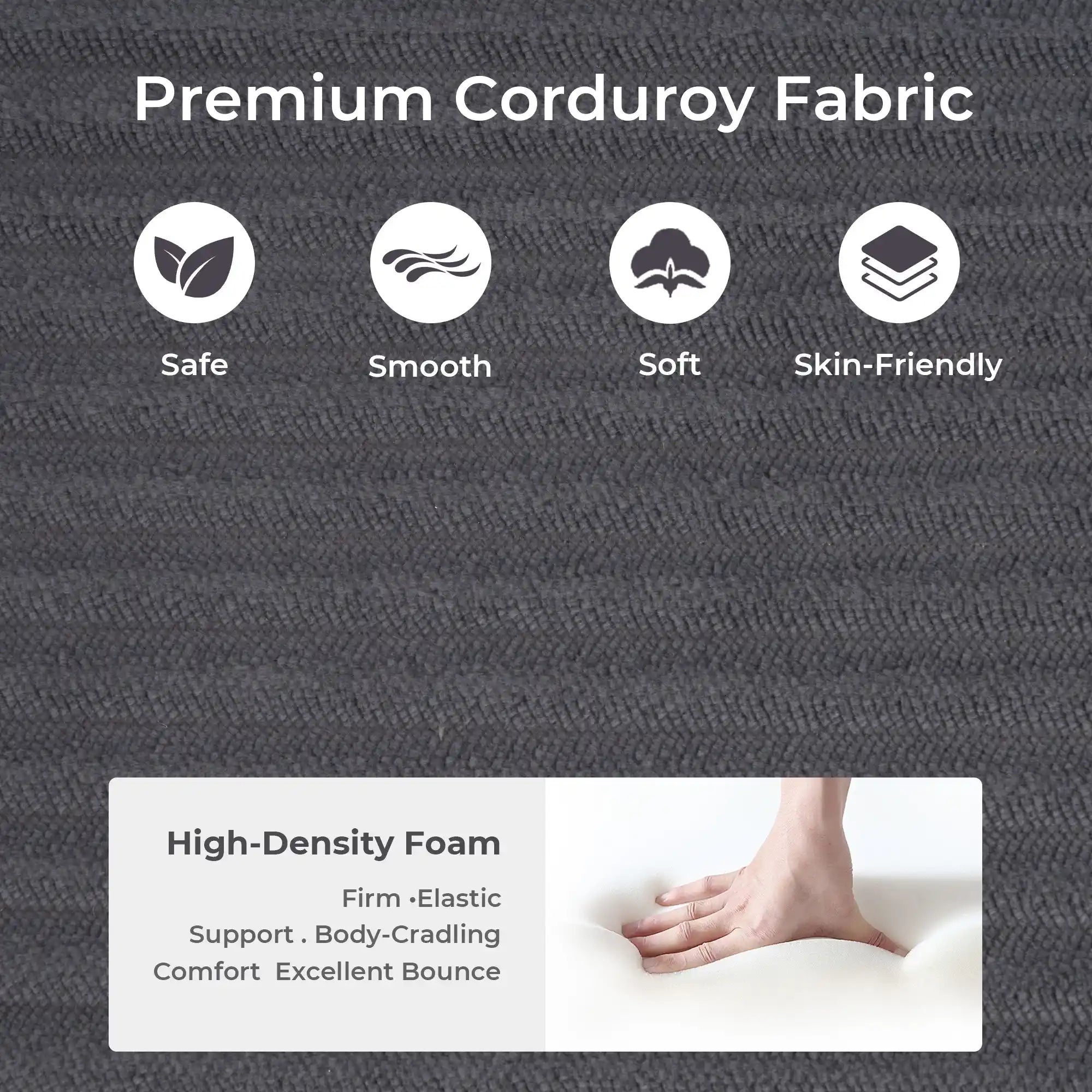 Selene Compressed Modular Sofa Bed-14.2" Seat Height