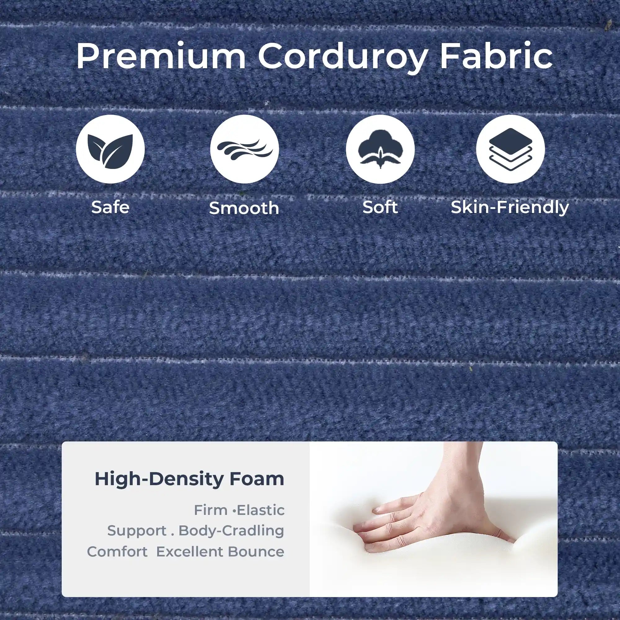 Selene Compressed Modular Sofa Bed-14.2" Seat Height