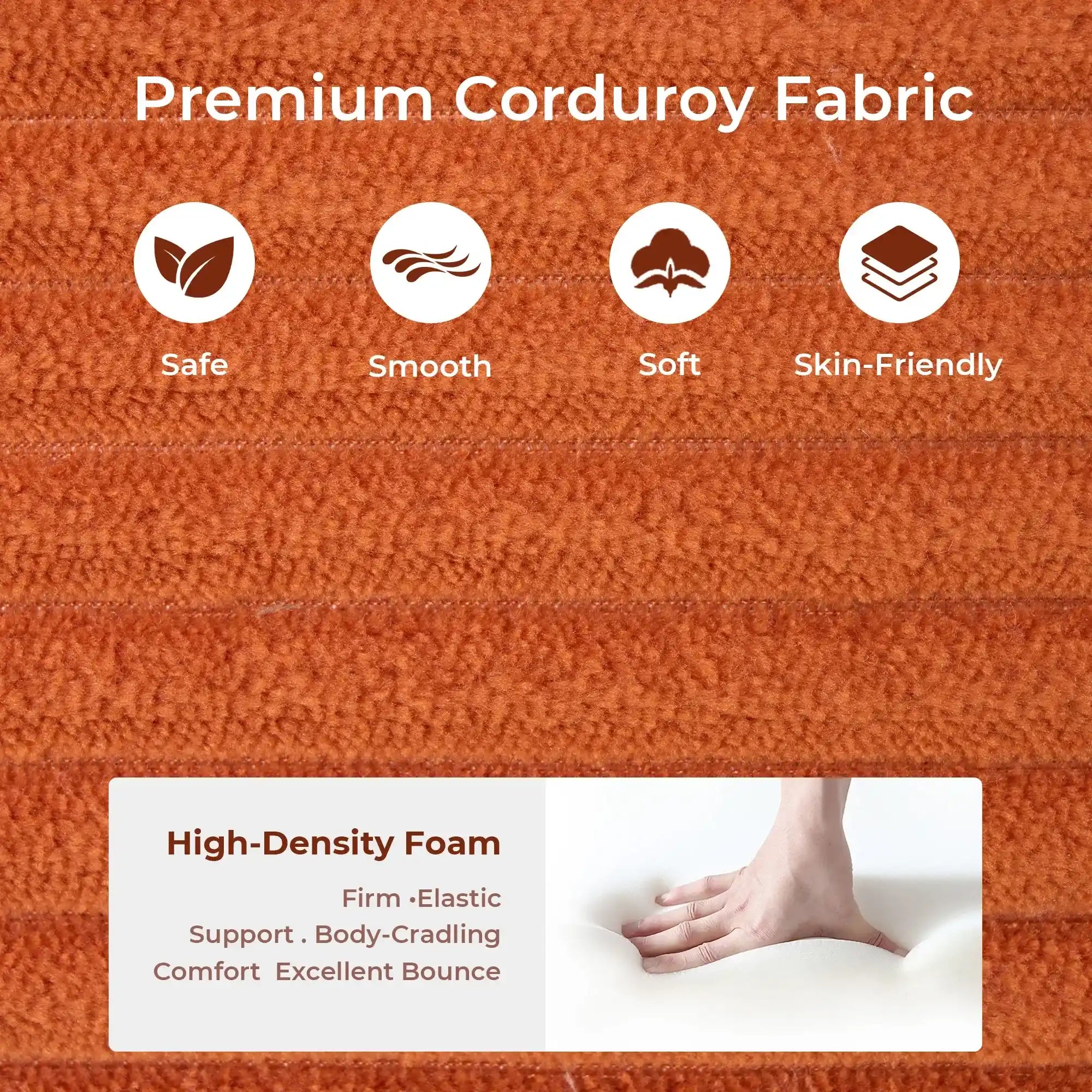 Selene Compressed Modular Sofa Bed-14.2" Seat Height