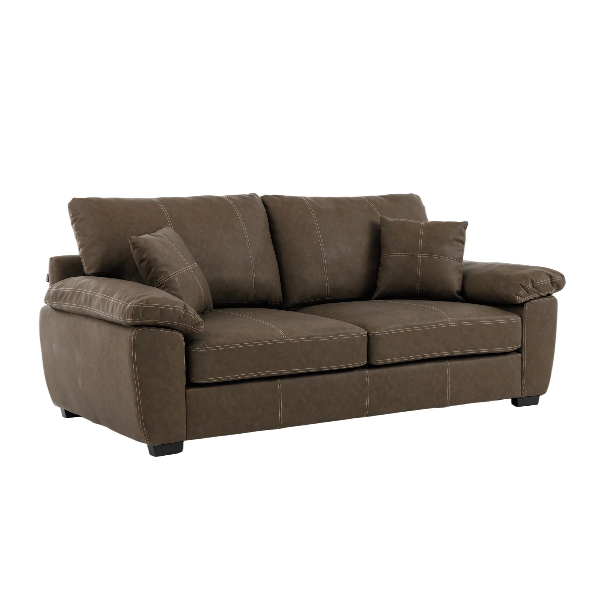 SF7 Leather-Feel Comfort Loveseat