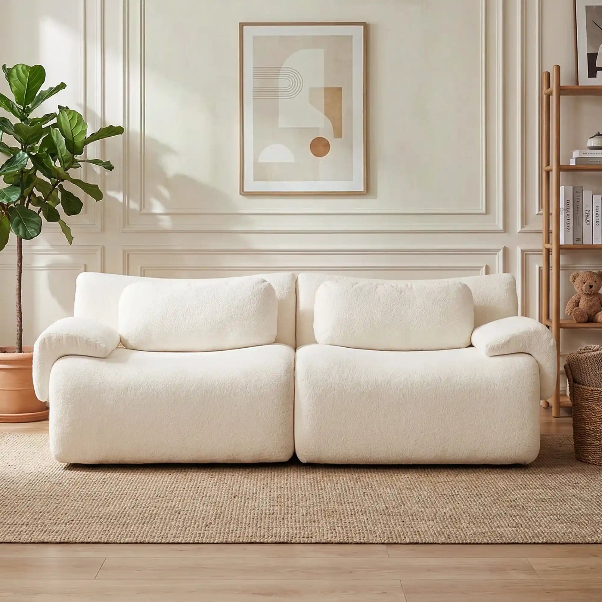 Nephele  Modular Sectional Compressed Sofa