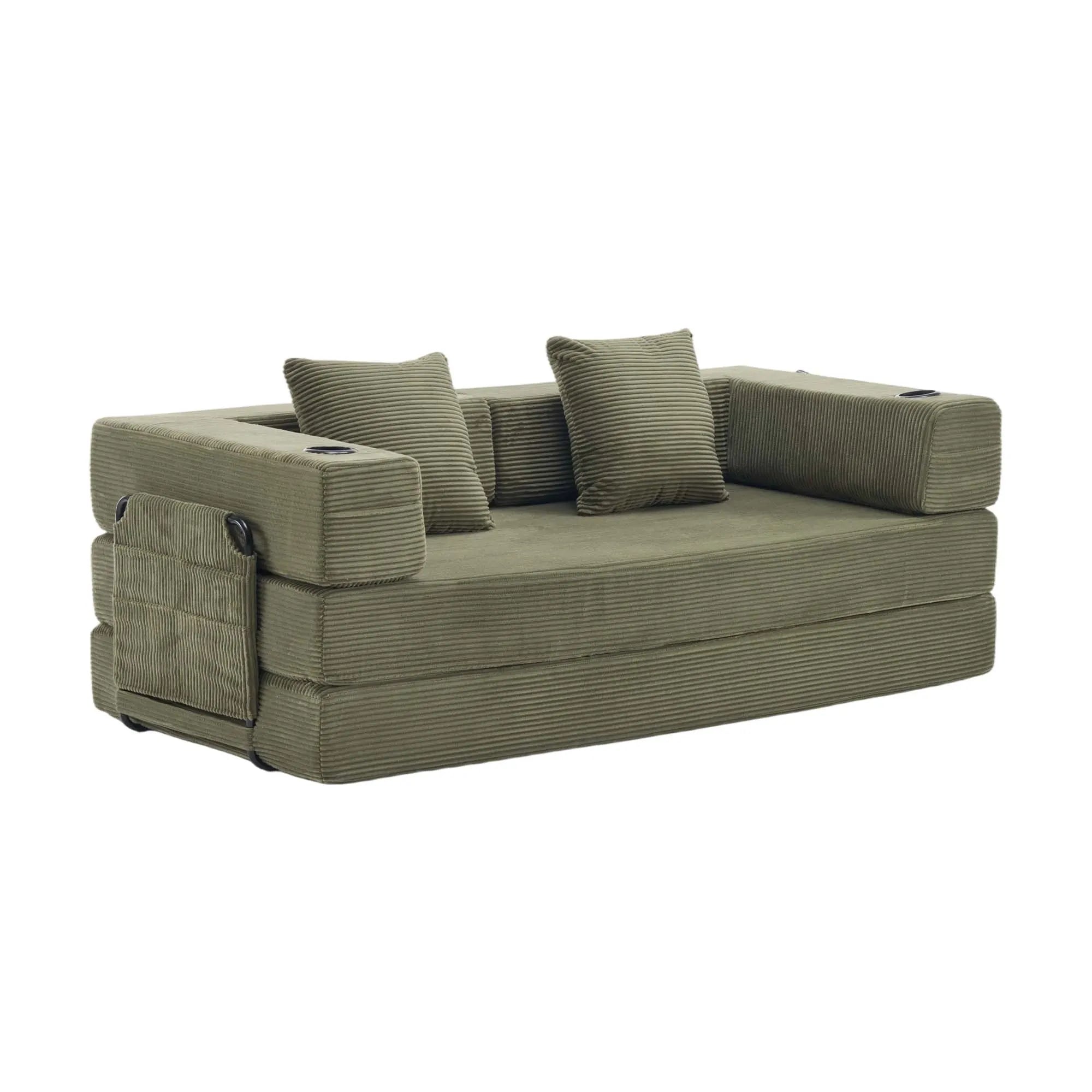 Selene Compressed Modular Sofa Bed-14.2" Seat Height