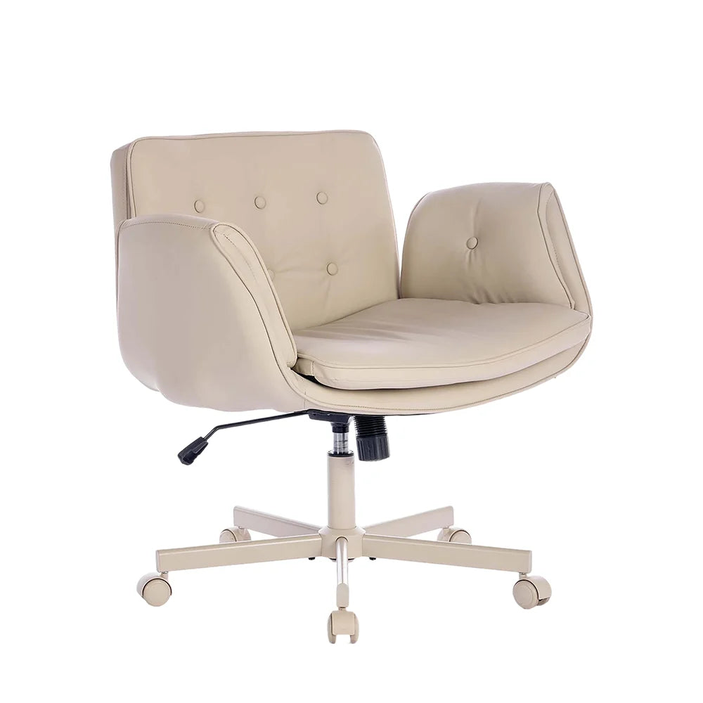P6 Criss Cross Chair with Pet-Friendly Upholstery and Adjustable Armrests