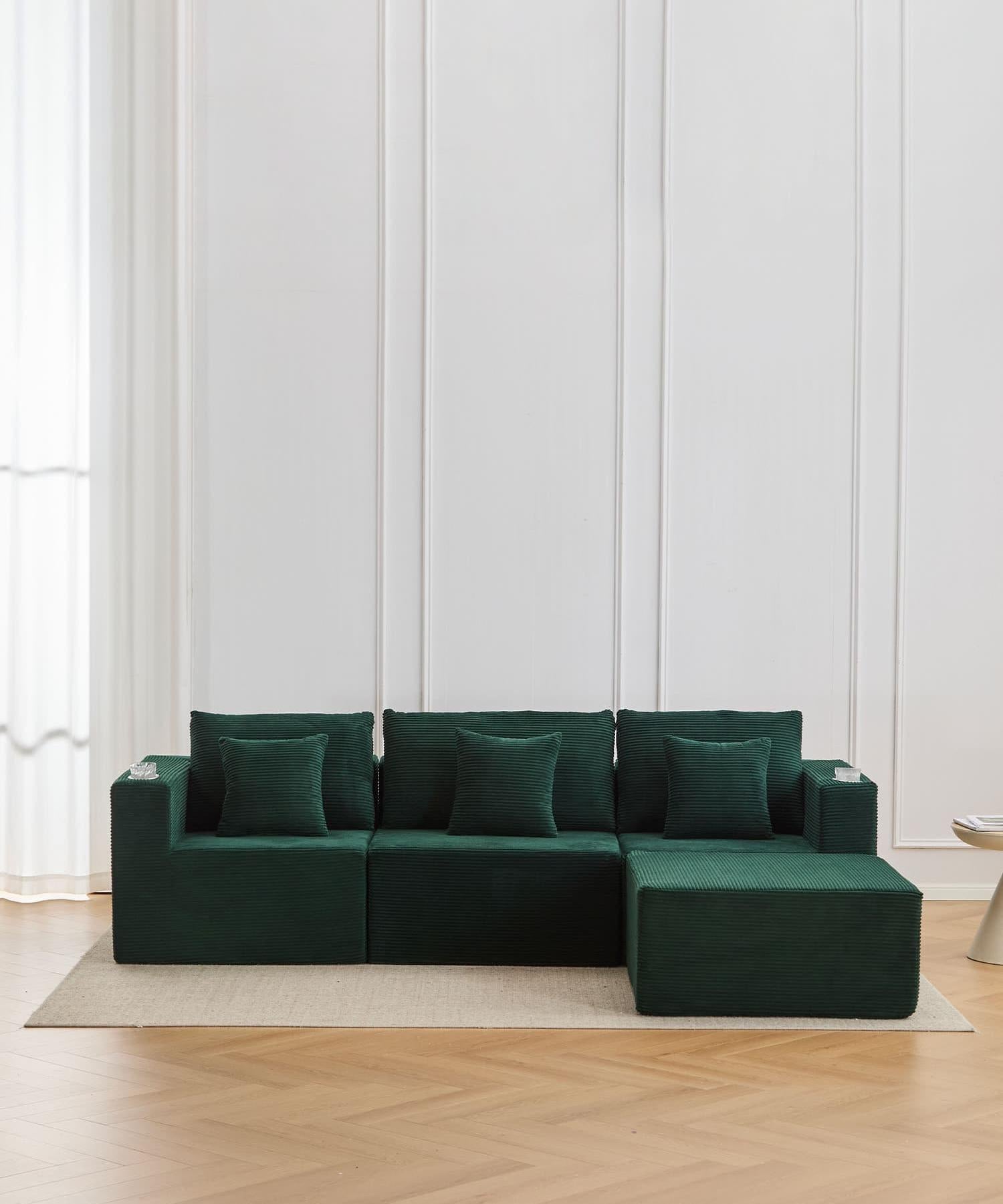 Hestia Modular Sectional Compressed Sofa