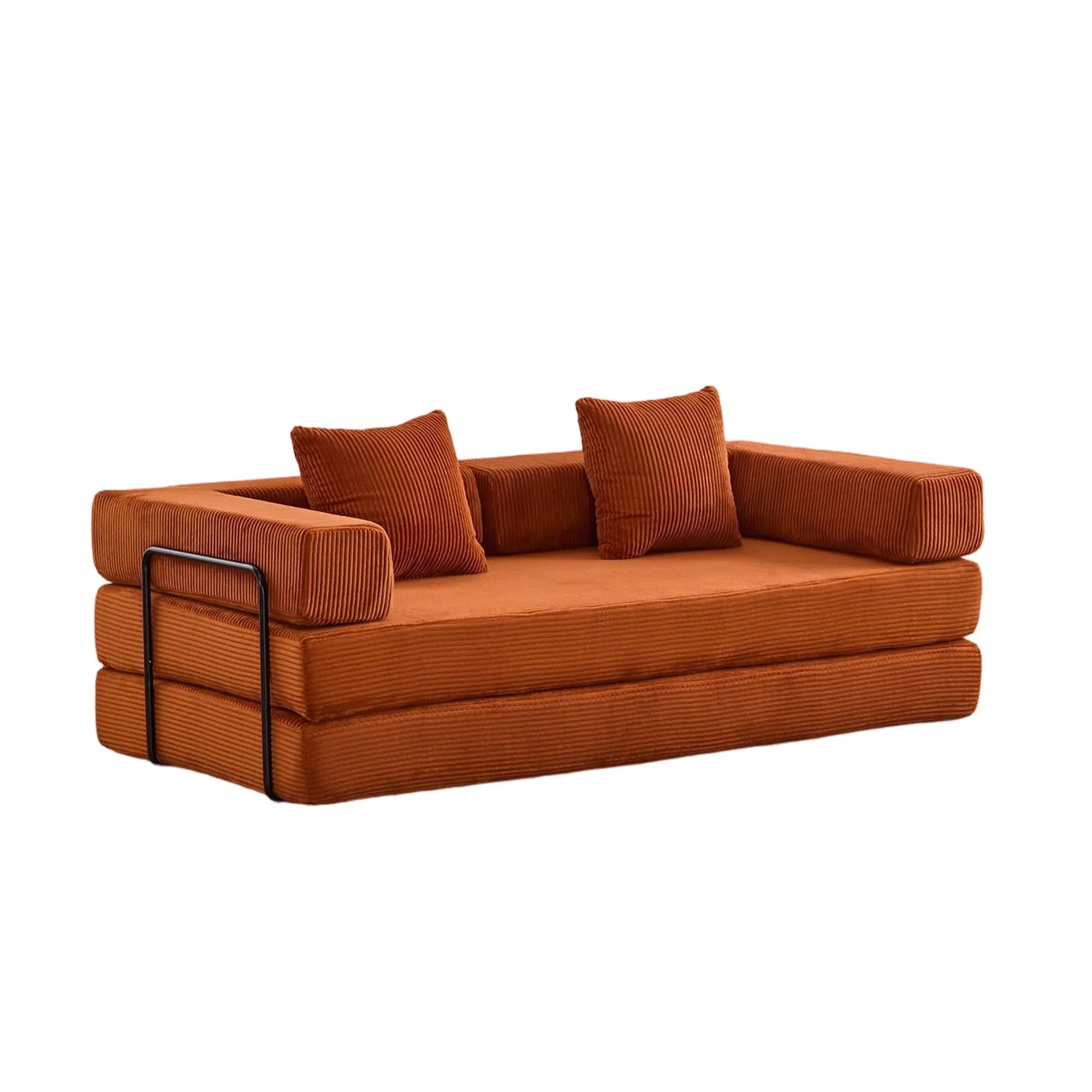 Selene Compressed Modular Sofa Bed-14.2" Seat Height