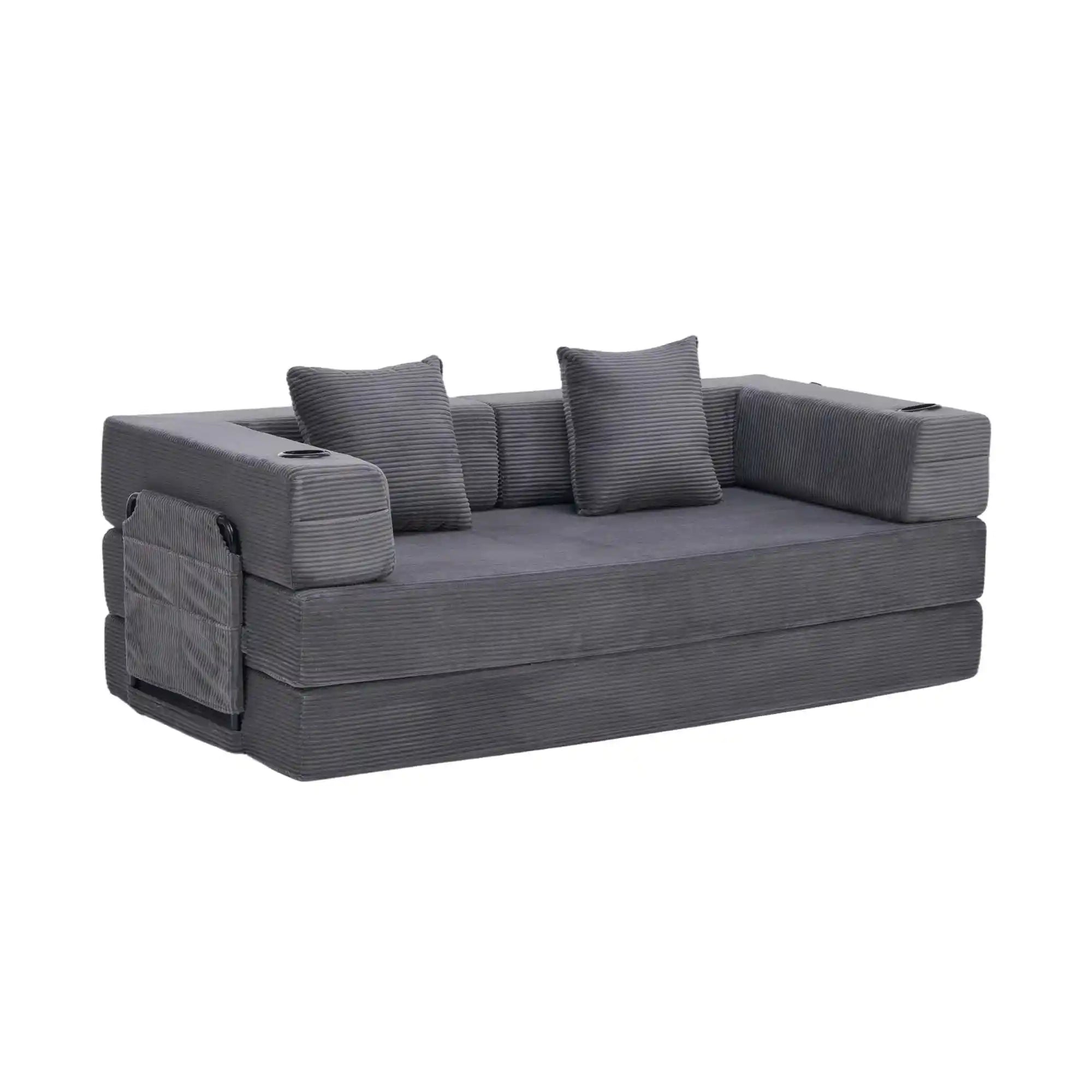 Selene Compressed Modular Sofa Bed-14.2" Seat Height