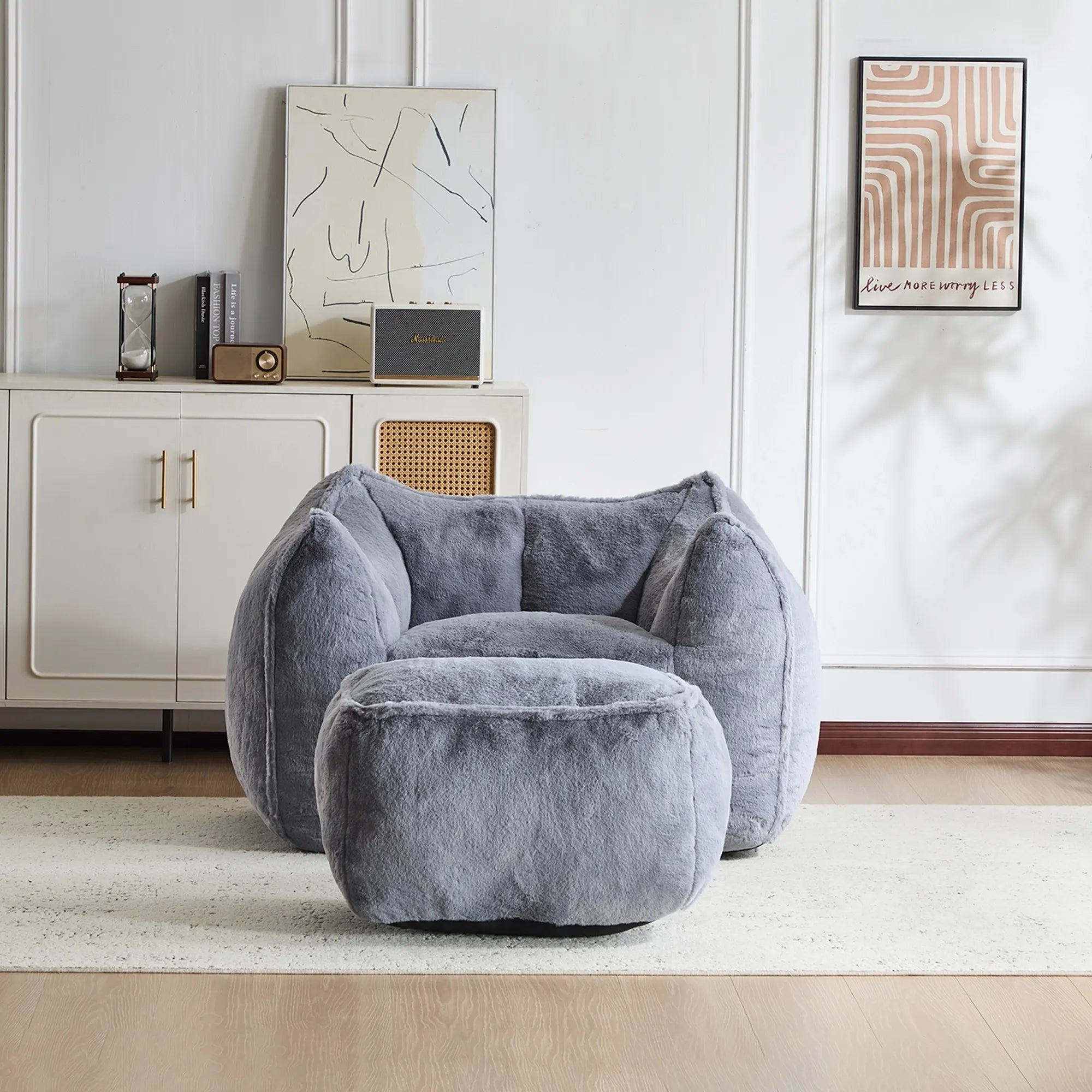 Hypnos Plush-Feel Compressed Single Sofa