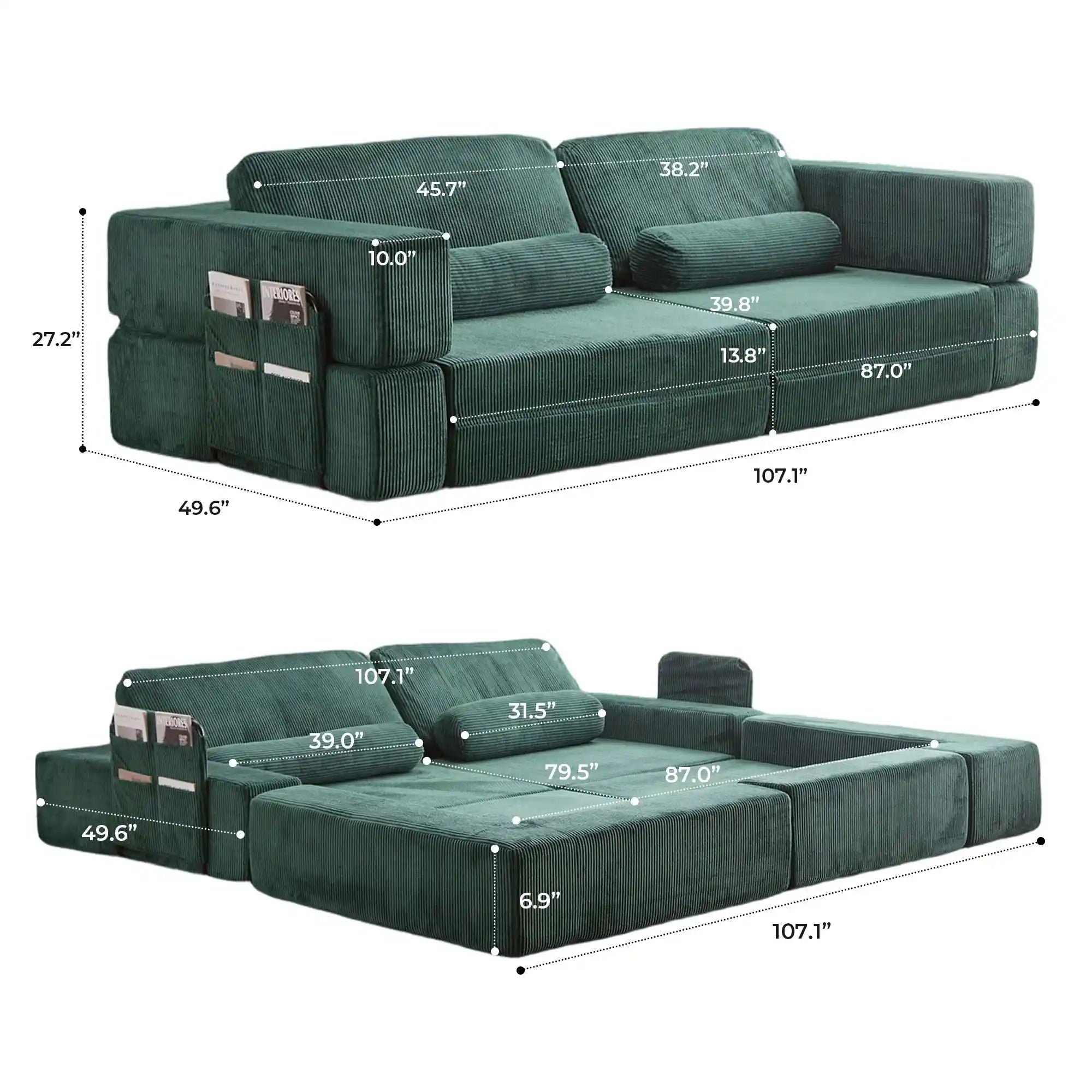 Proteus Playground Compressed Modular Sofa