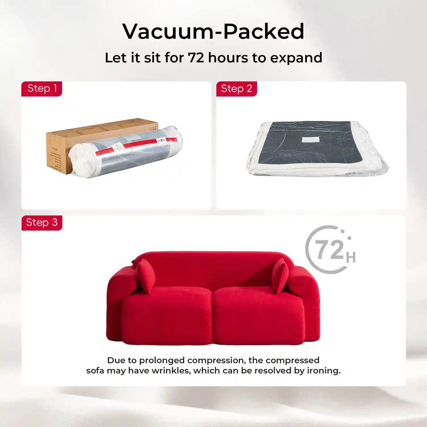 Thalia High-Saturation Compressed Loveseat Sofa