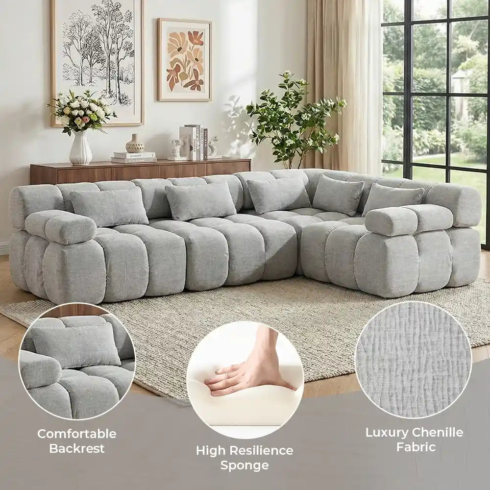 Dionysus Luxury Design Compressed Sectional Sofa