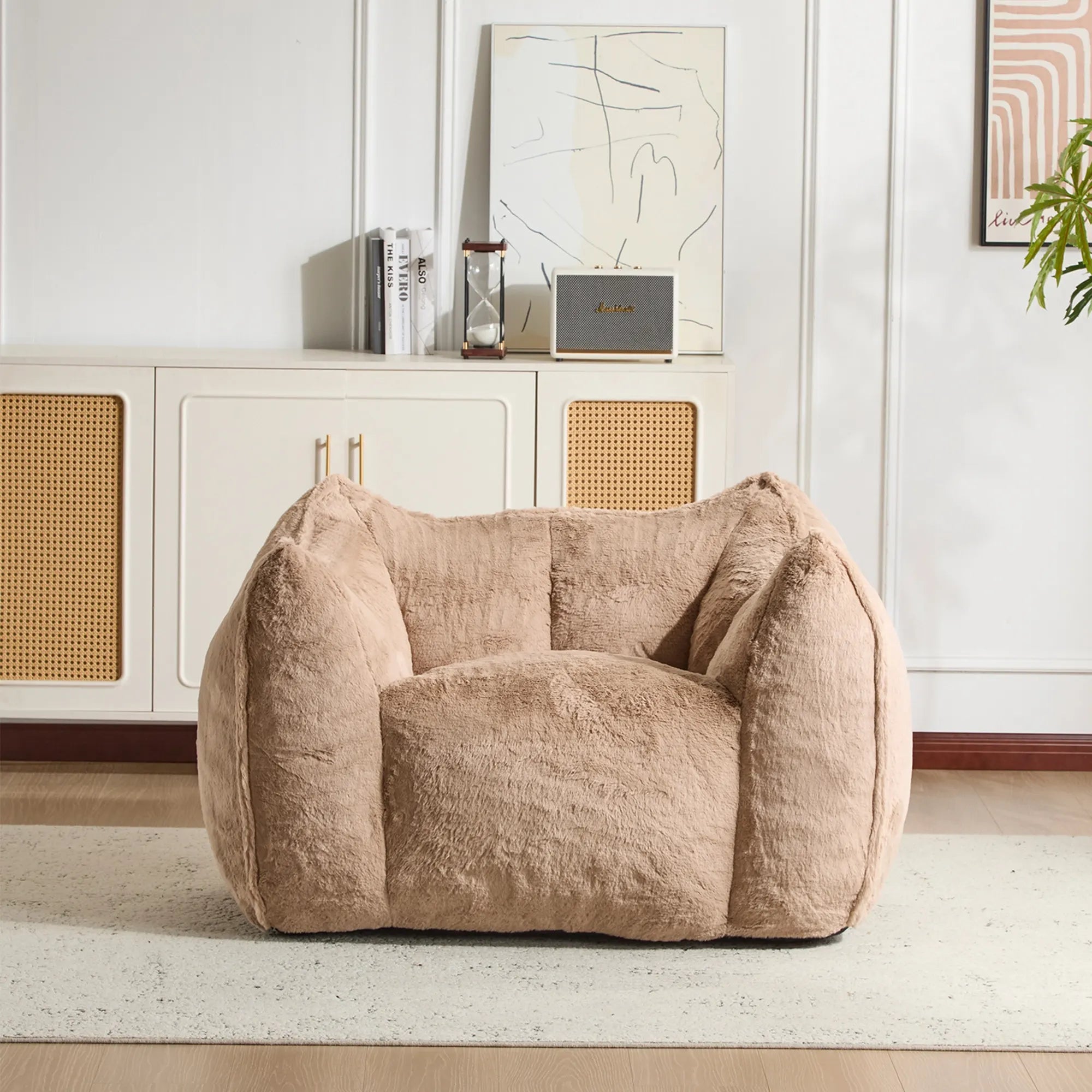 Hypnos Plush-Feel Compressed Single Sofa