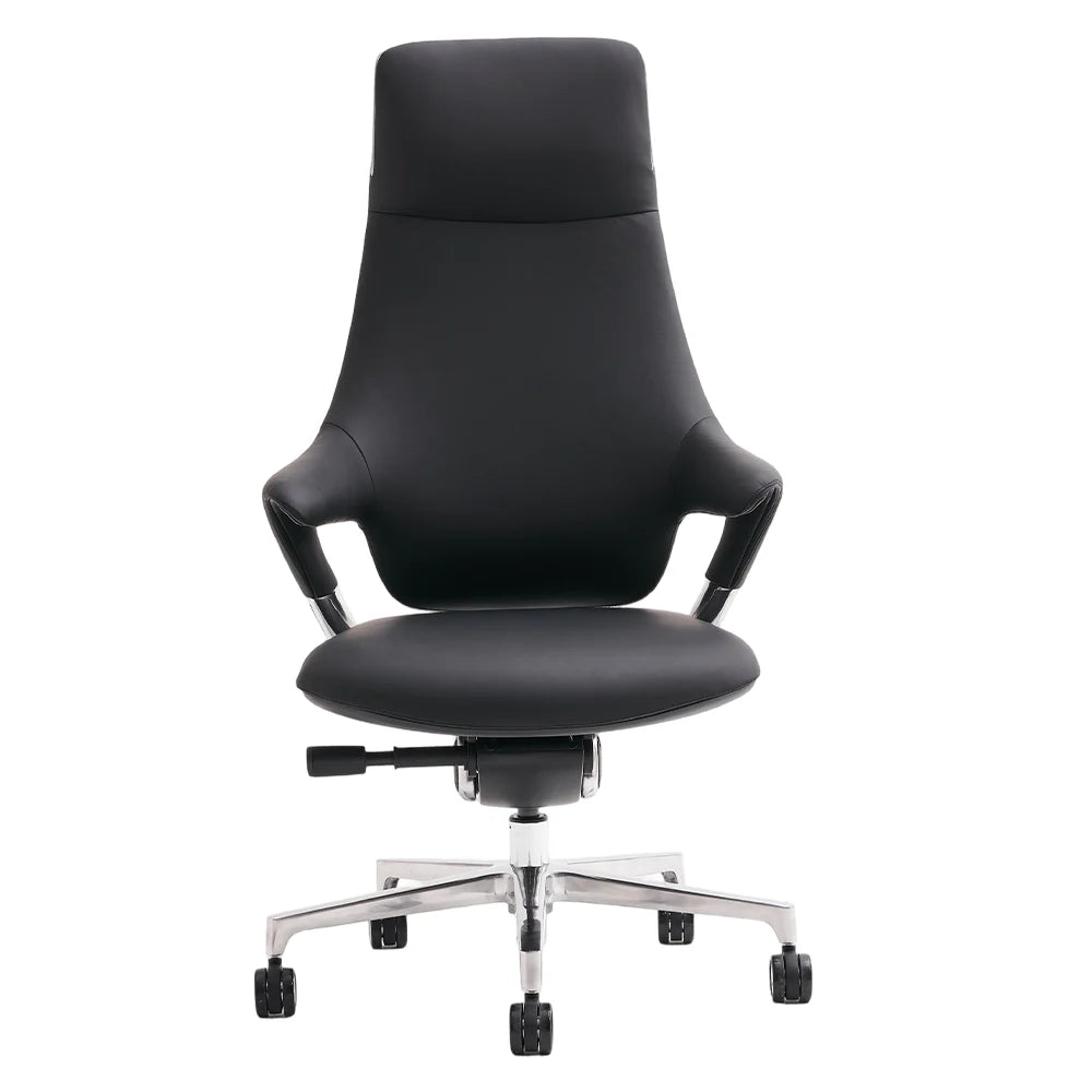 Nigel Premium Leather Chair with Soft Seating Feel