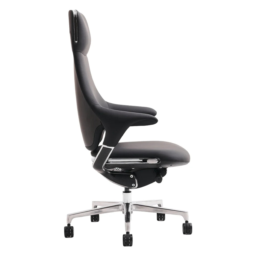 Nigel Premium Leather Chair with Soft Seating Feel