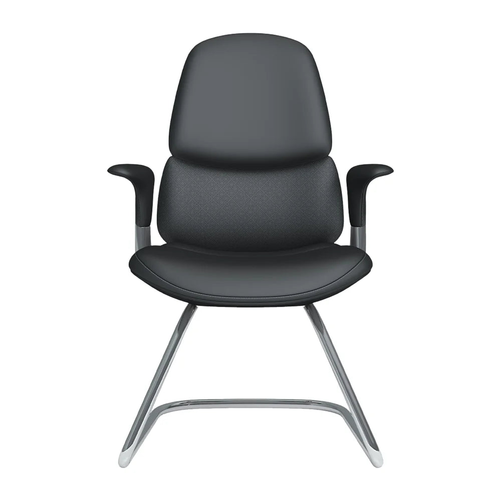 Nyla Cantilever Leather Chair with Easy Adjustment