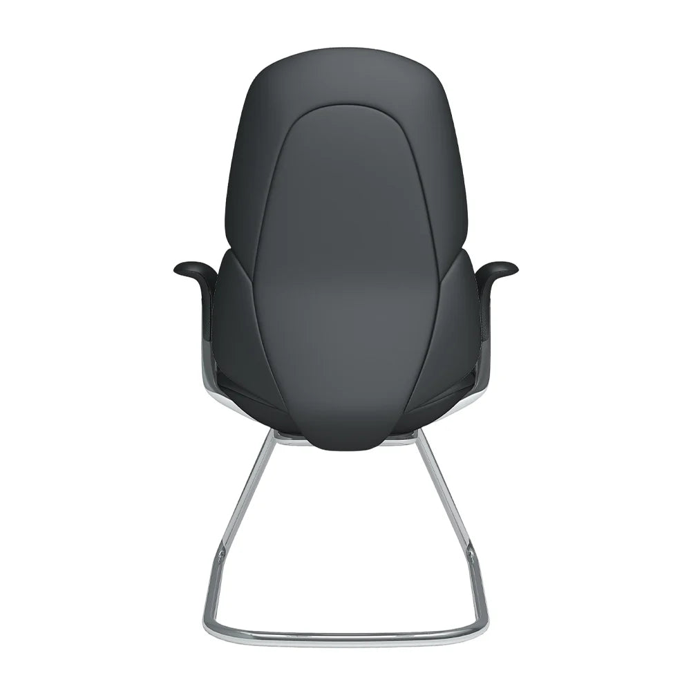 Nyla Cantilever Leather Chair with Easy Adjustment