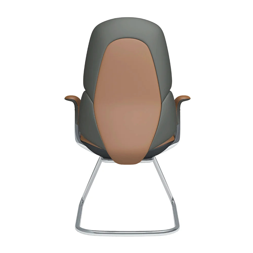 Nyla Cantilever Leather Chair with Easy Adjustment