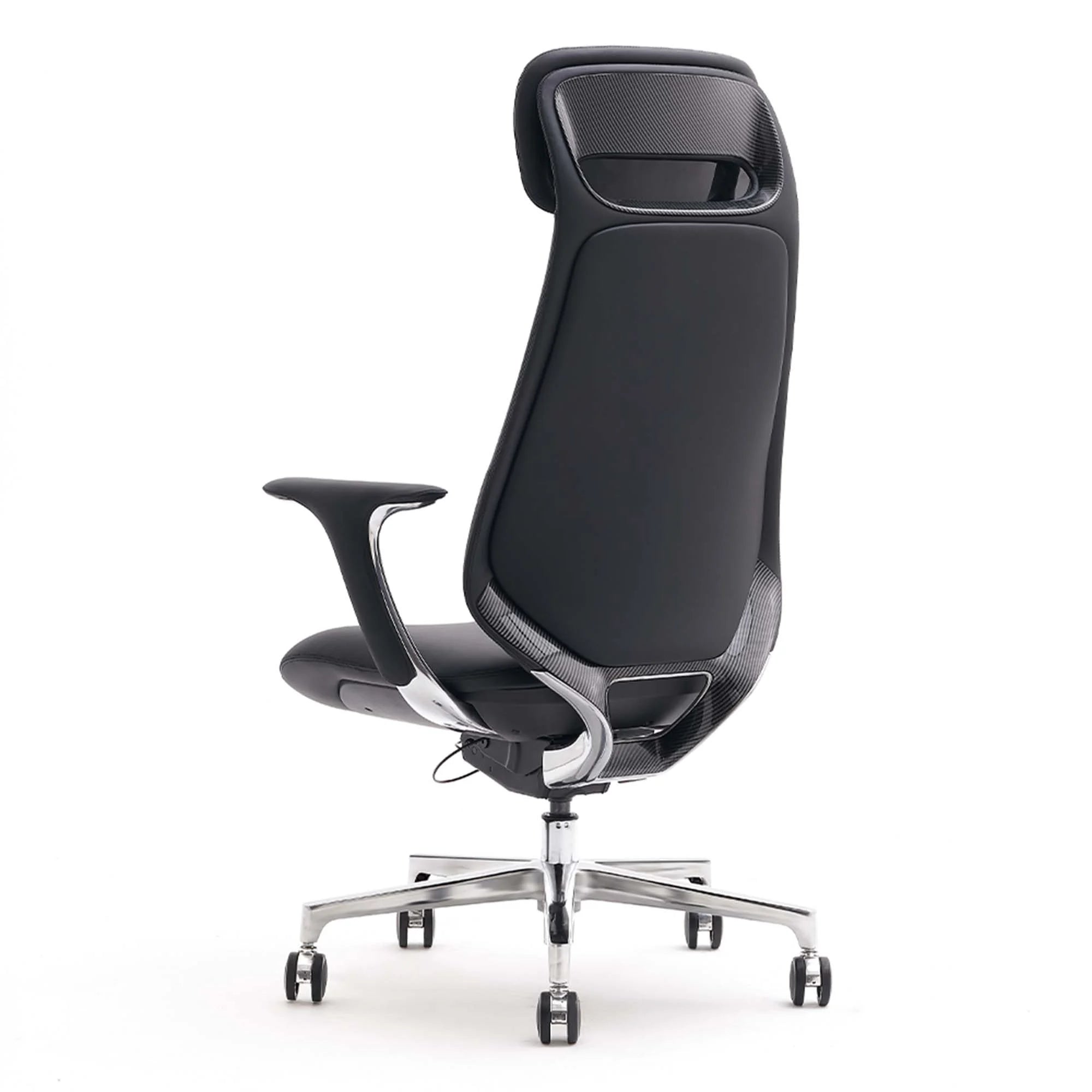 Norris Premium Leather Chair with Lumbar Support