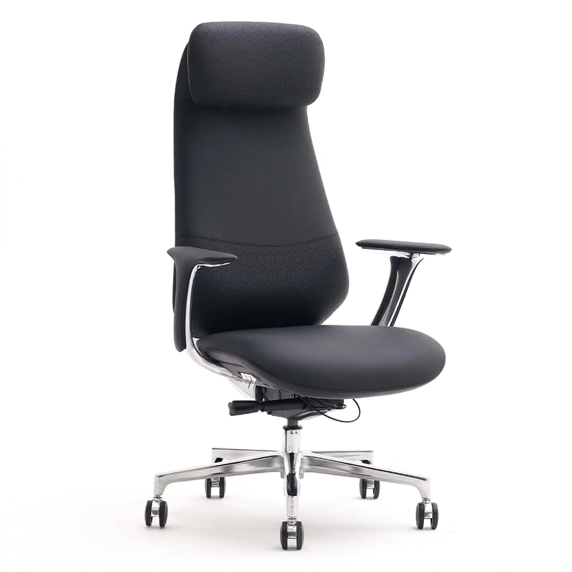Norris Premium Leather Chair with Lumbar Support