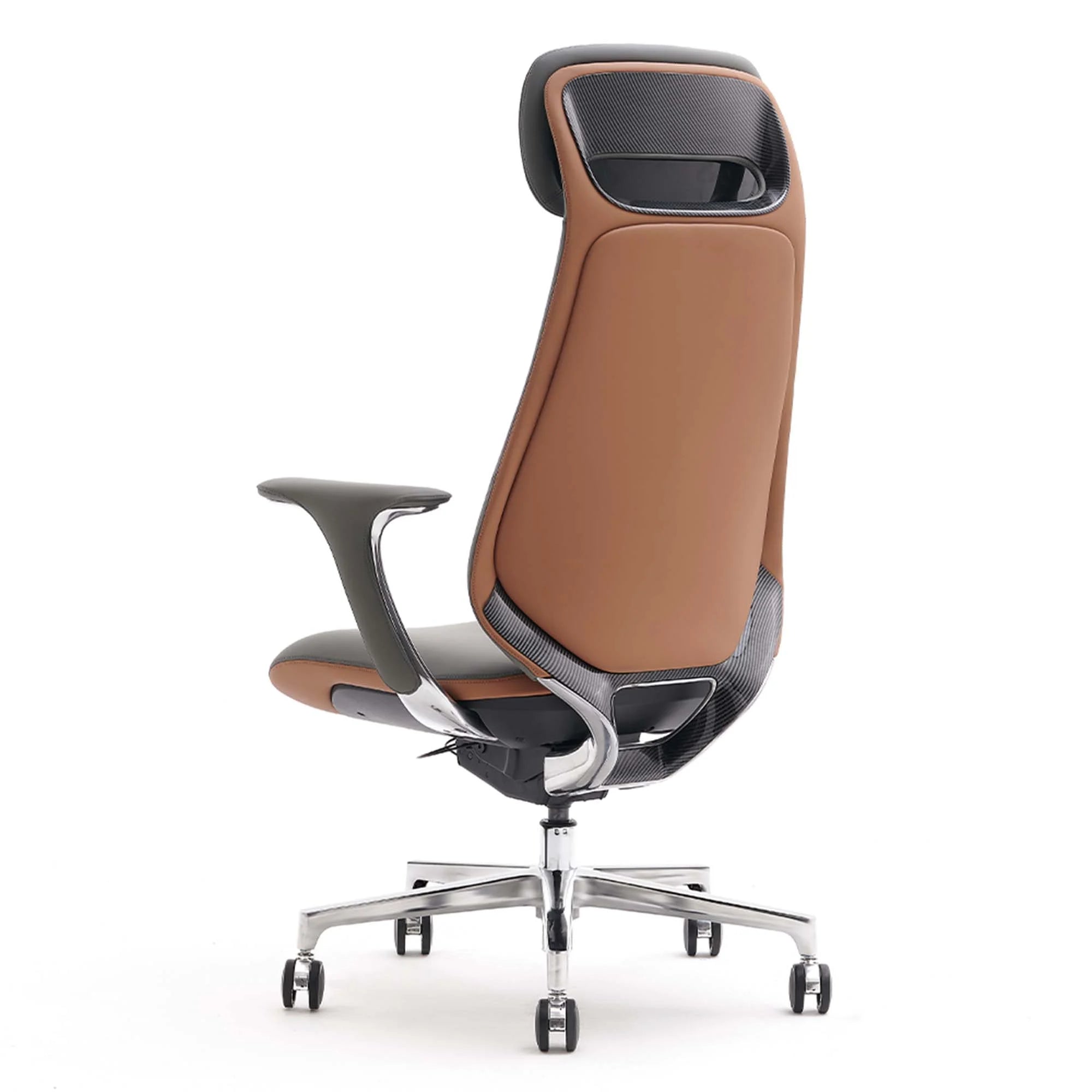 Norris Premium Leather Chair with Lumbar Support