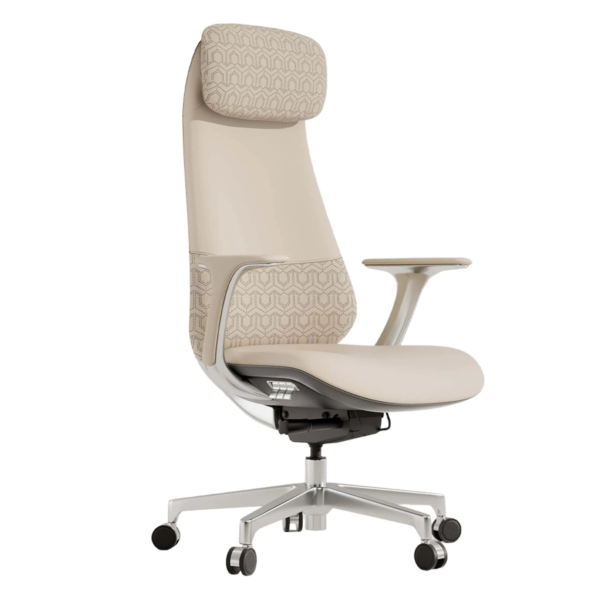 Norris Premium Leather Chair with Lumbar Support